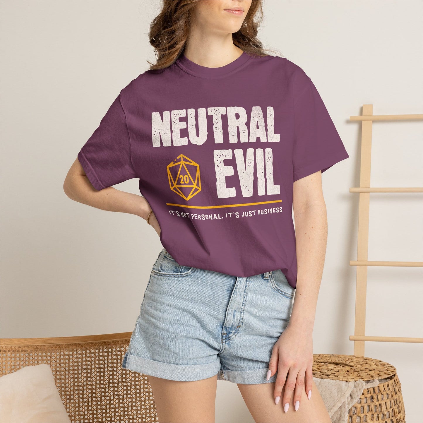 Neutral Evil Shirt - D&D Alignment T-shirt - Comfort Colors