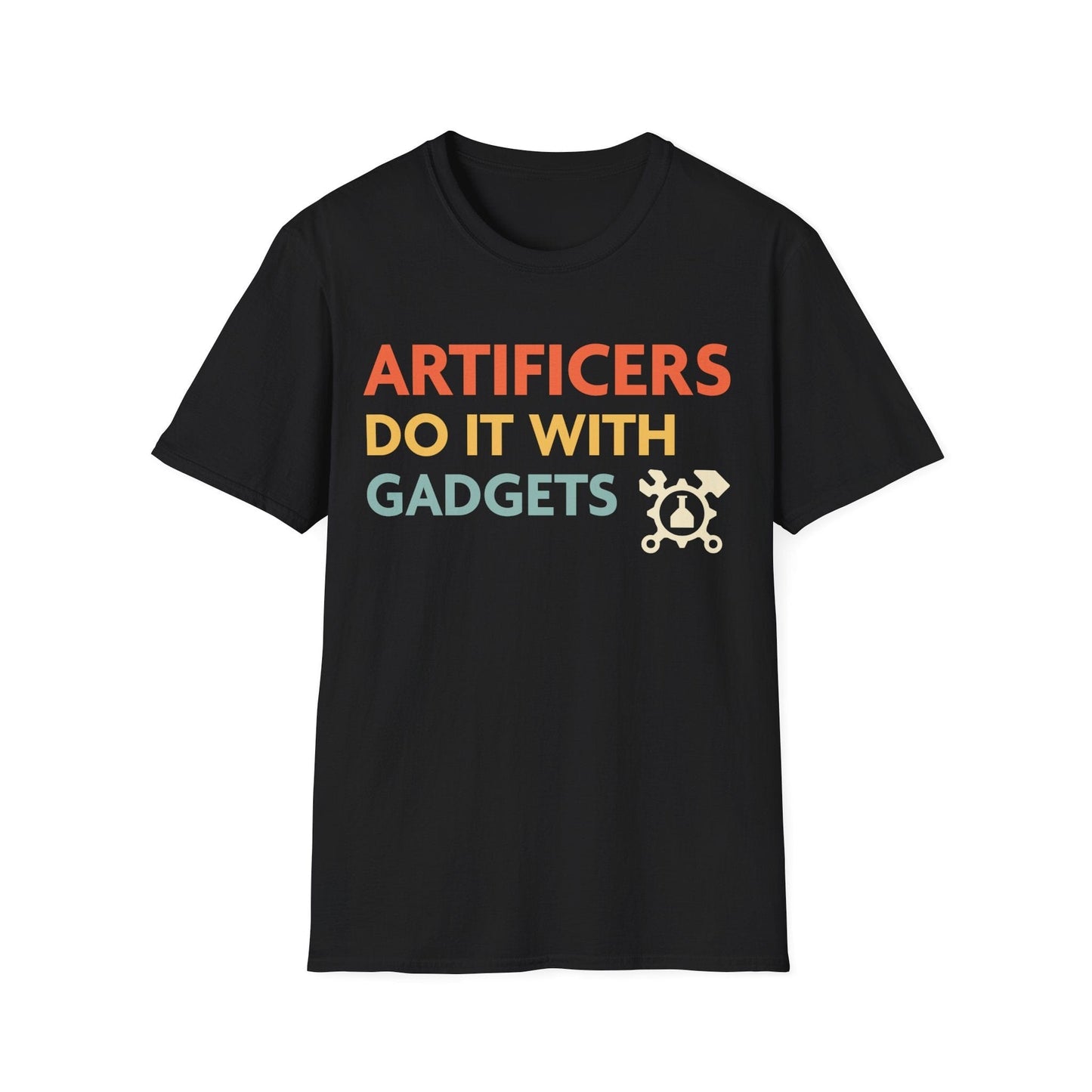 Printify T-Shirt Black / S Artificers Do It With Gadgets T-Shirt