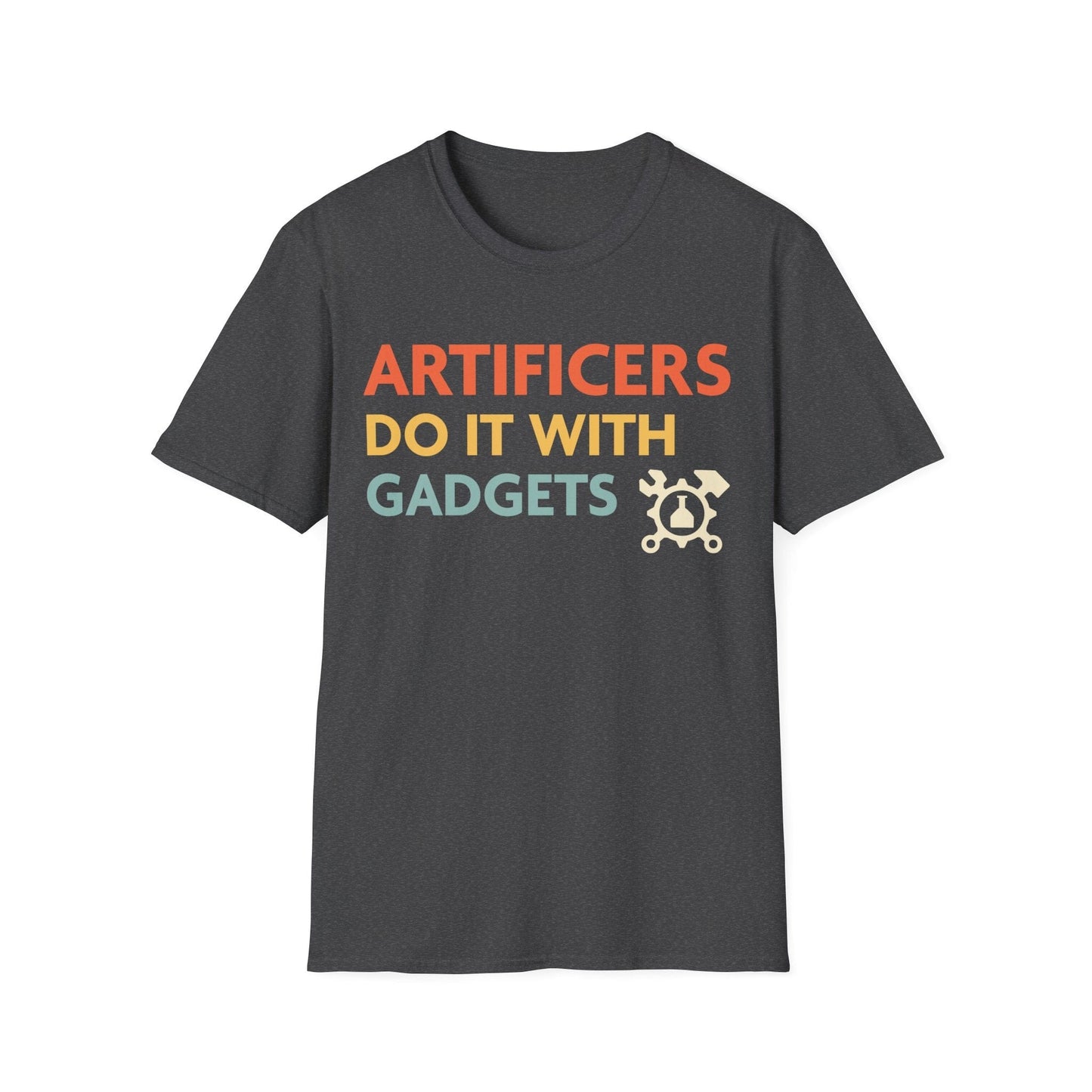 Printify T-Shirt Dark Heather / S Artificers Do It With Gadgets T-Shirt