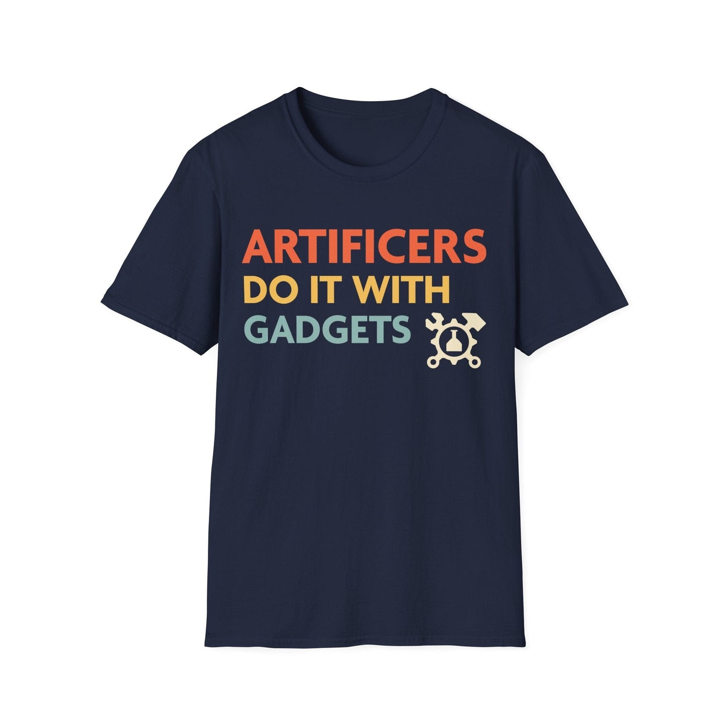 Printify T-Shirt Navy / S Artificers Do It With Gadgets T-Shirt