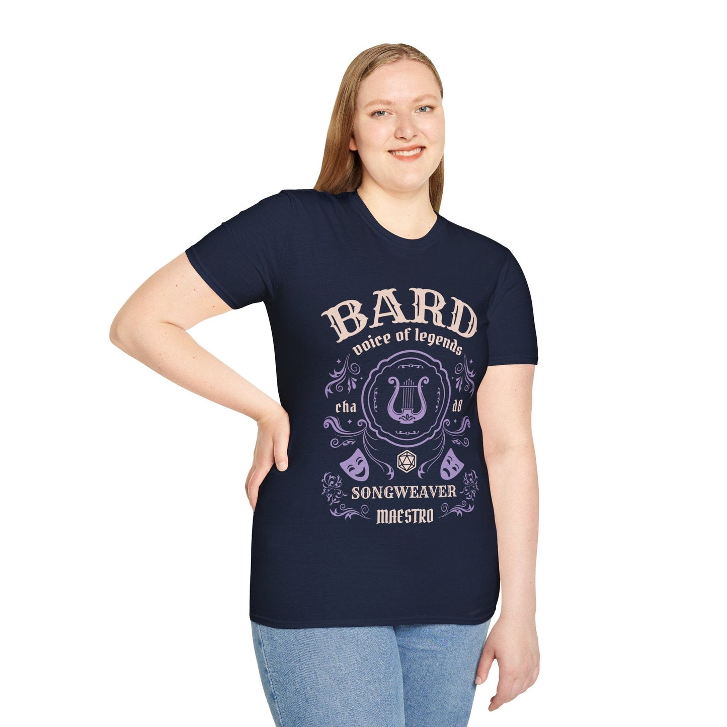 Printify T-Shirt Bard Class Vintage Label T-Shirt