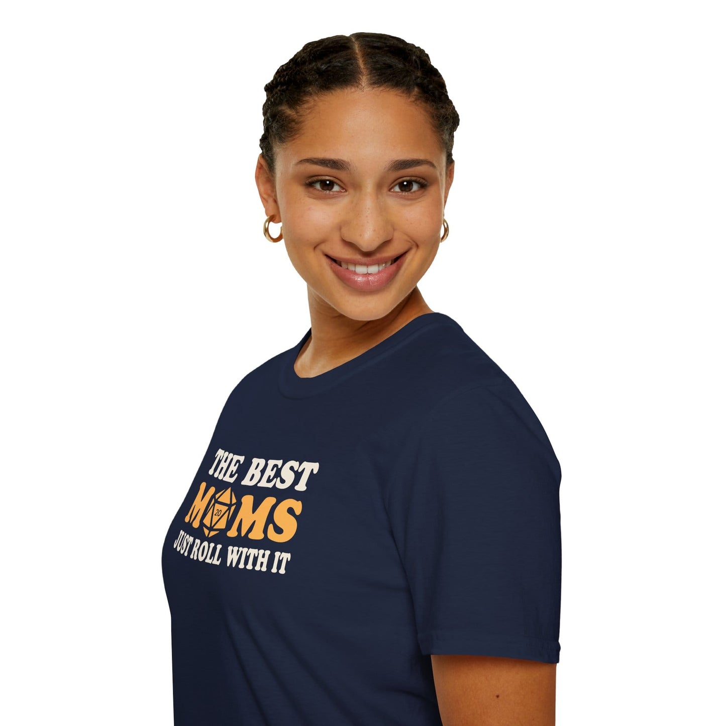 Printify T-Shirt Best Moms Roll With It
