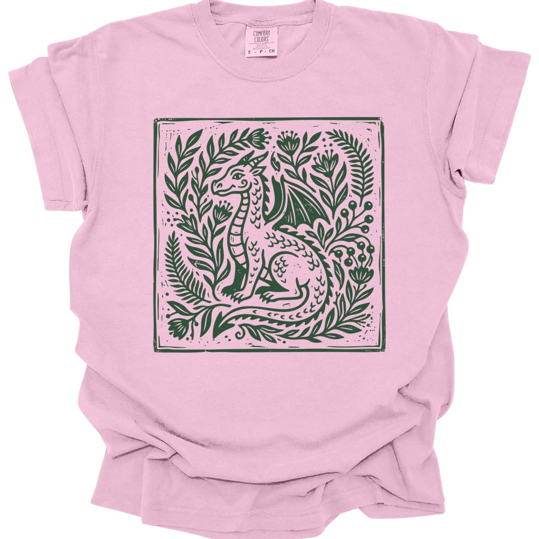 Printify T-Shirt Blossom / S Boho Dragon T-shirt - Comfort Colors