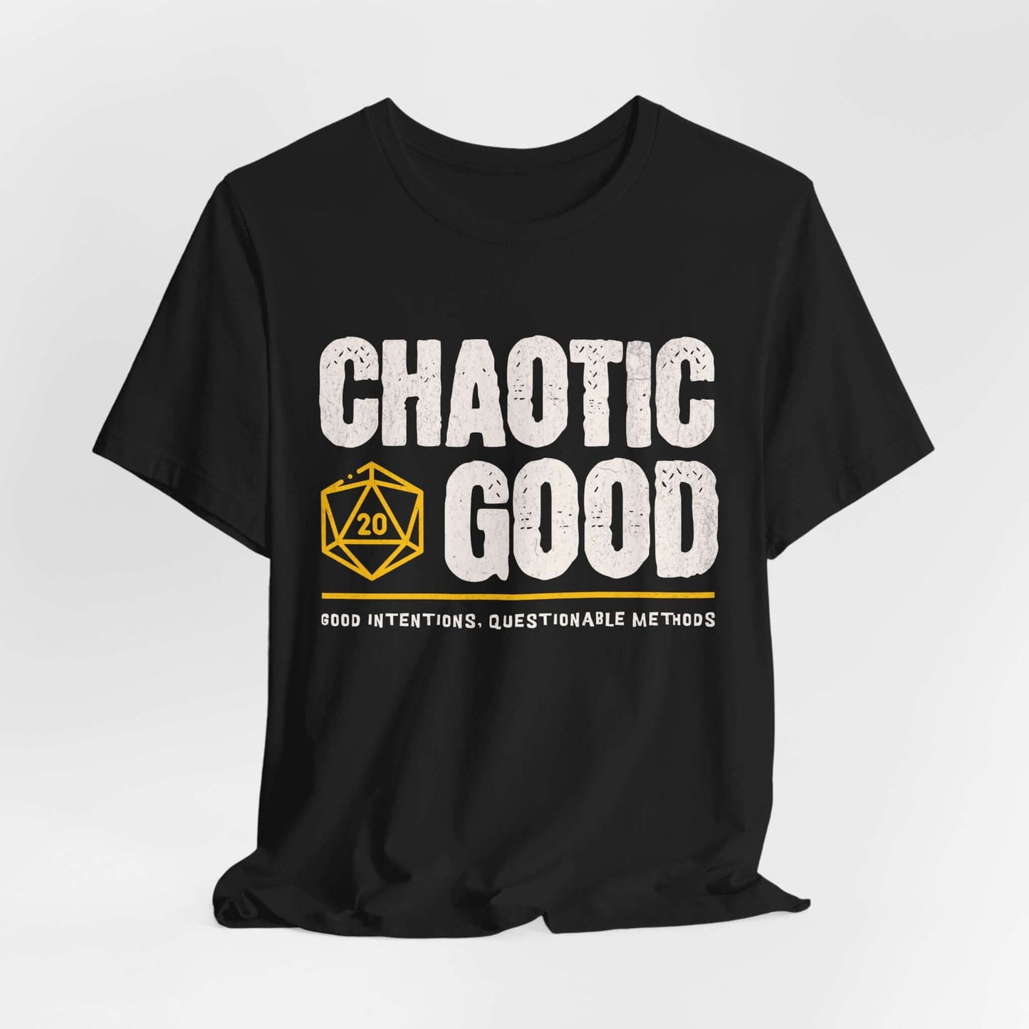 Printify T-Shirt Black / S Chaotic Good Shirt - DnD Alignment T-shirt