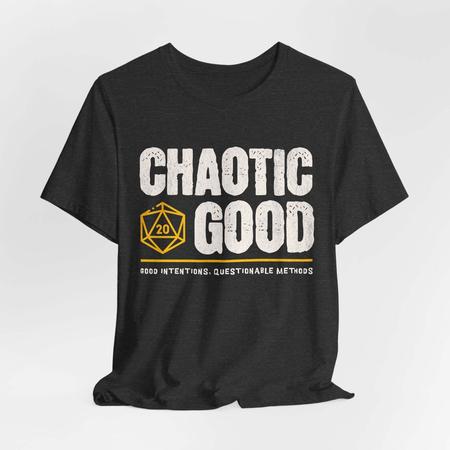 Printify T-Shirt Dark Heather / S Chaotic Good Shirt - DnD Alignment T-shirt