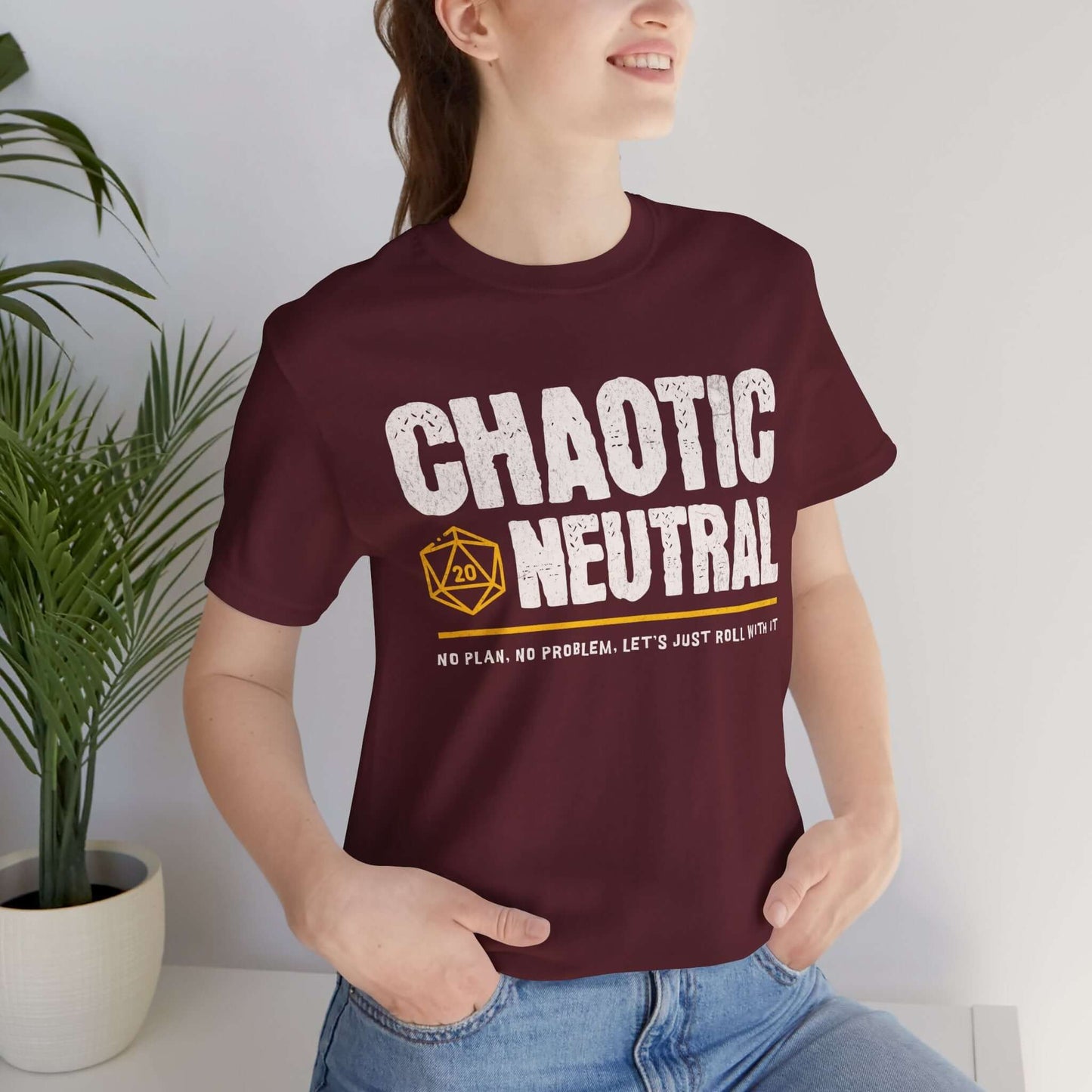 Printify T-Shirt Chaotic Neutral Shirt - DnD Alignment T-shirt