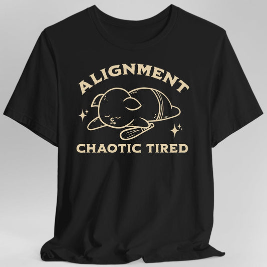 Printify T-Shirt Black / S Chaotic Tired Goblin T-Shirt