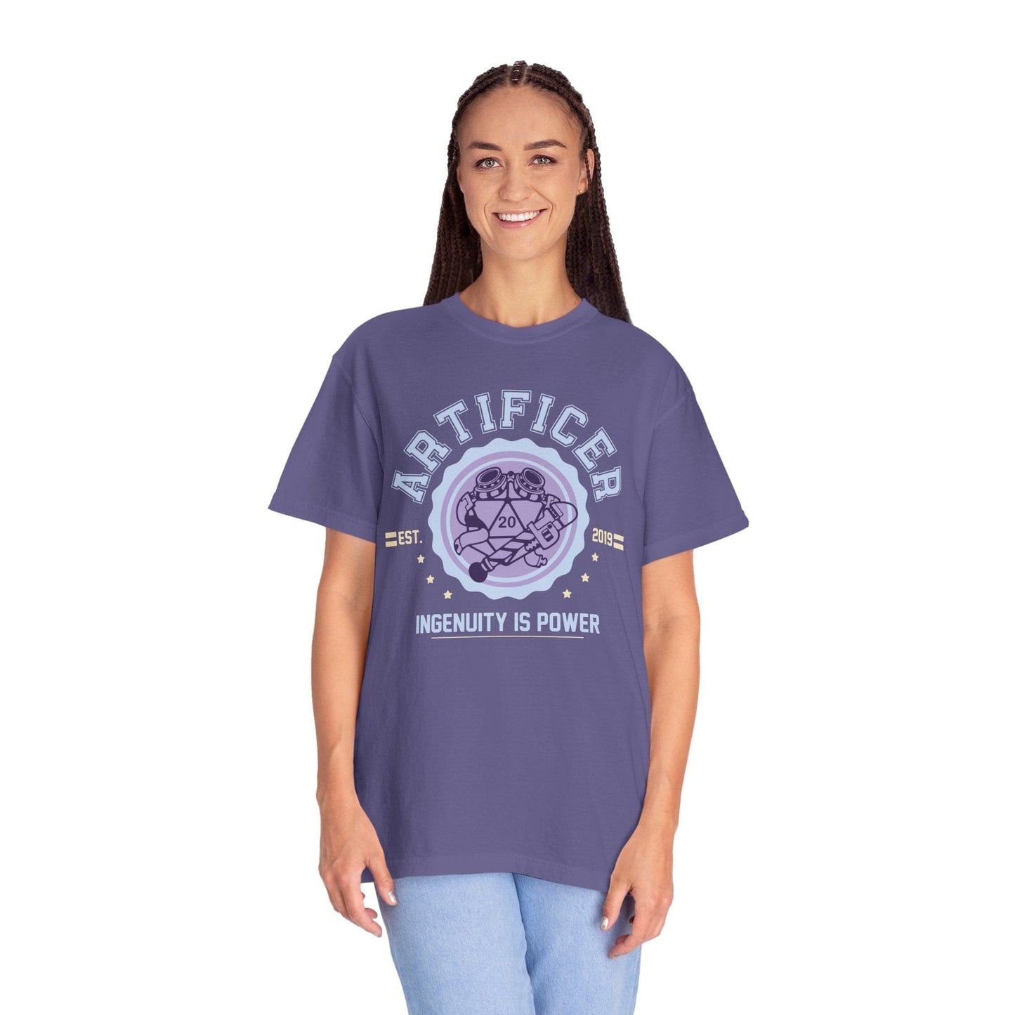 Printify T-Shirt Cute Artificer University T-Shirt - Comfort Colors