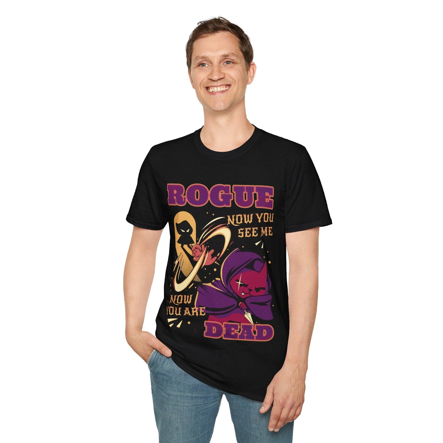 Printify T-Shirt Cute Rogue DnD T-Shirt