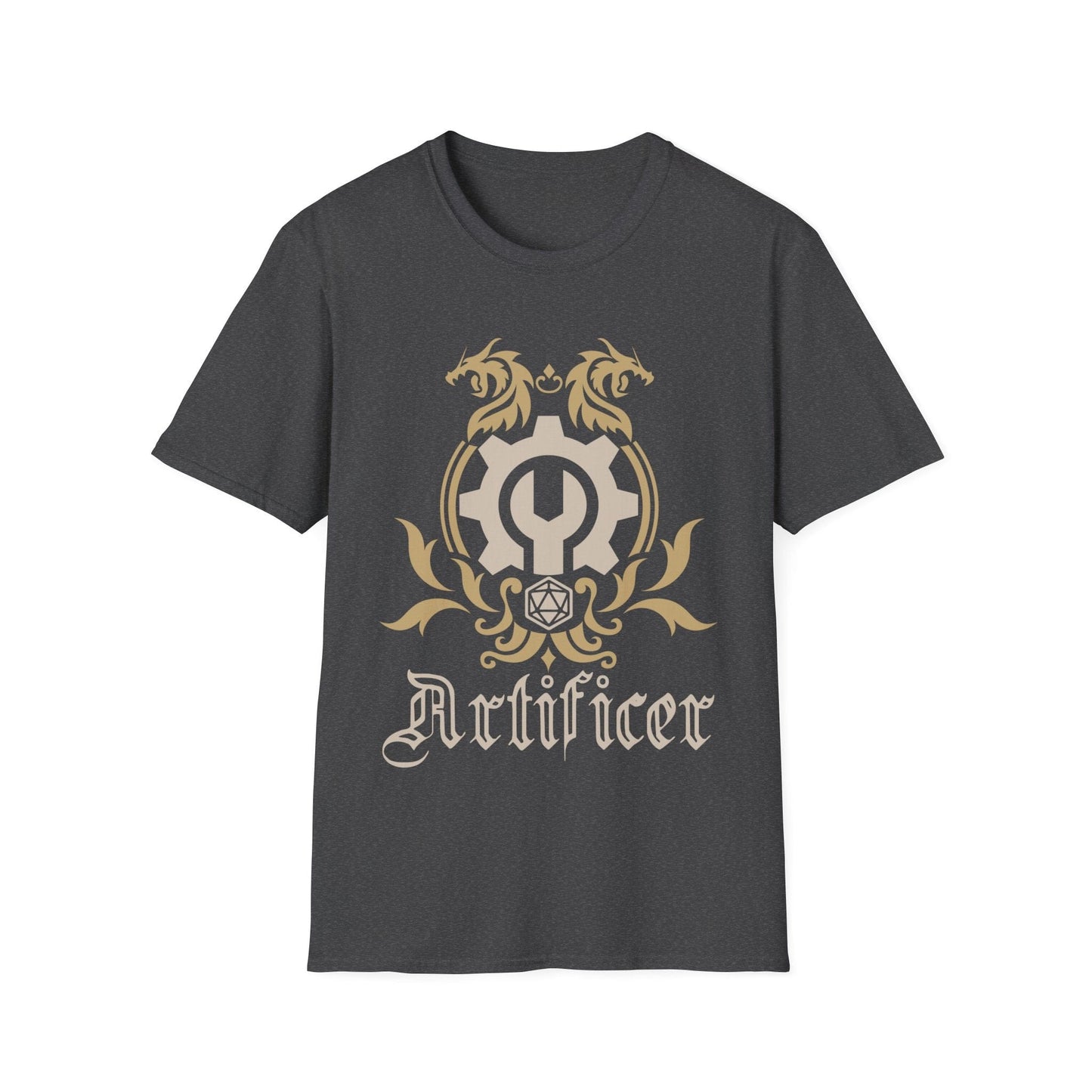 Printify T-Shirt Dark Heather / S D&D Artificer Class Emblem T-Shirt