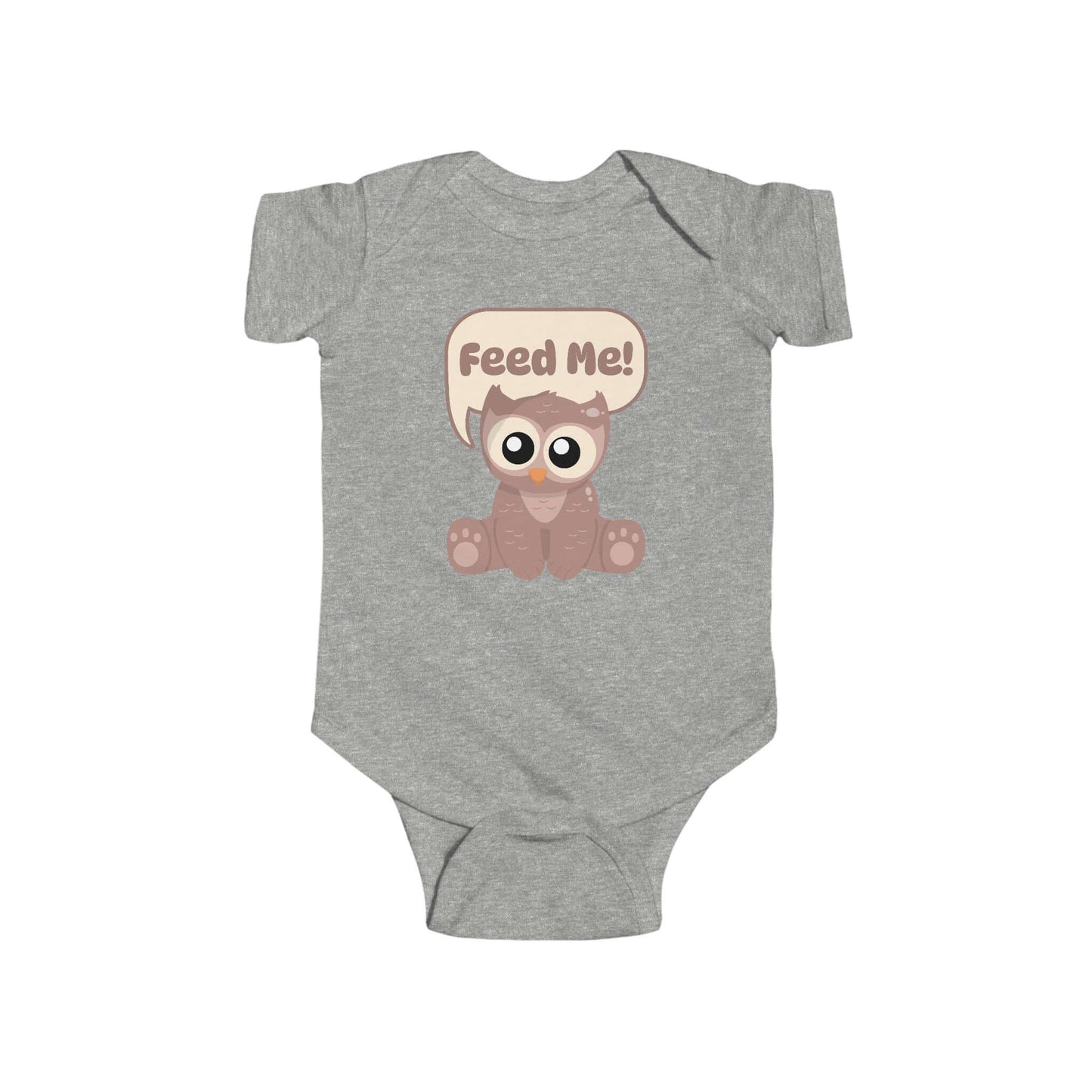 Printify Kids clothes Heather / NB (0-3M) D&D Baby Bodysuit Owlbear Feed Me