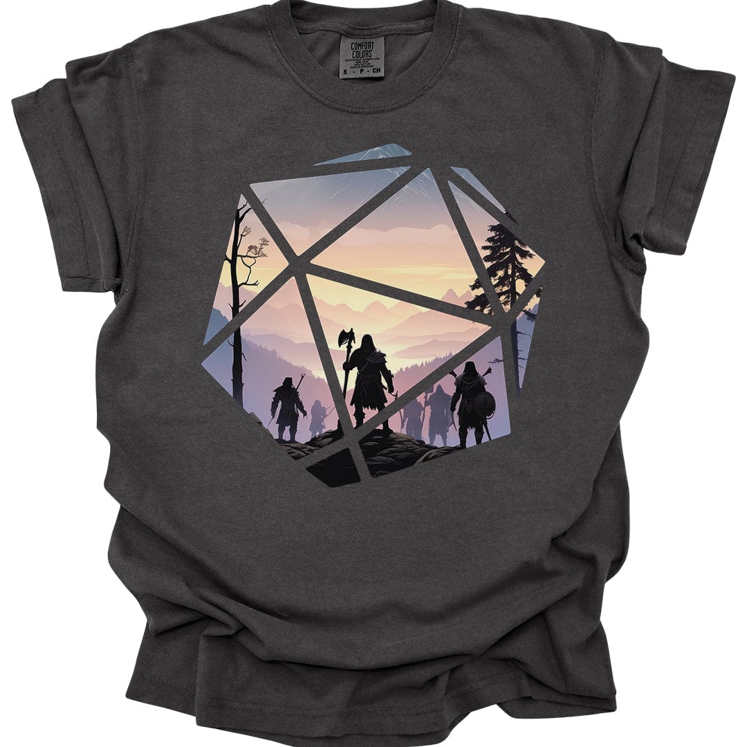 Printify T-Shirt Pepper / S D&D D20 Landscape T-shirt - Comfort Colors
