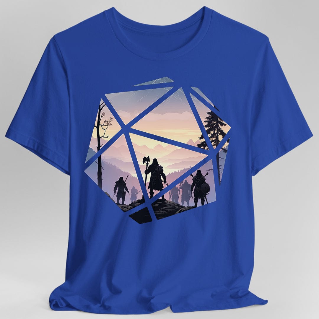Printify T-Shirt Royal / S D&D D20 Landscape T-shirt