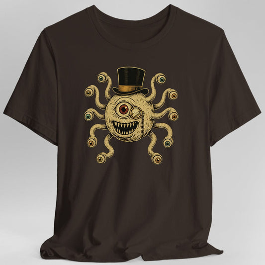 Printify T-Shirt Dark Chocolate / S D&D Dapper Beholder Shirt
