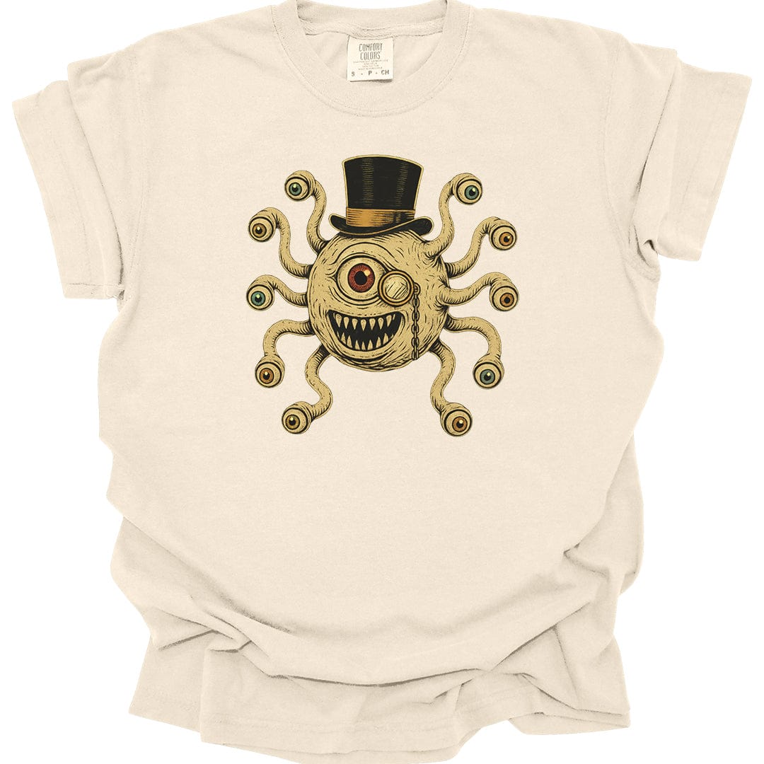 Printify T-Shirt Ivory / S D&D Dapper Beholder T-shirt - Comfort Colors