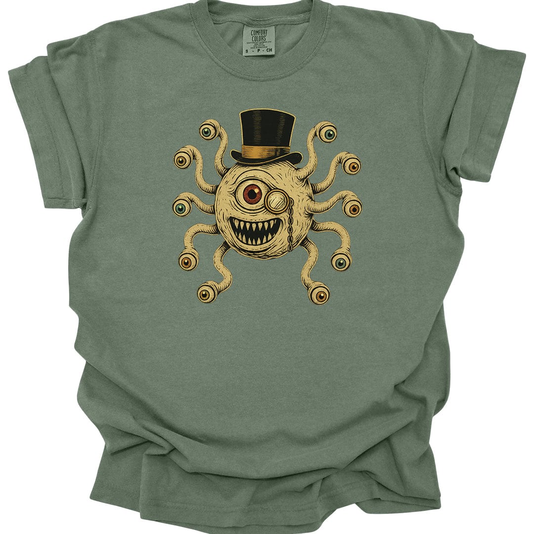 Printify T-Shirt Moss / S D&D Dapper Beholder T-shirt - Comfort Colors