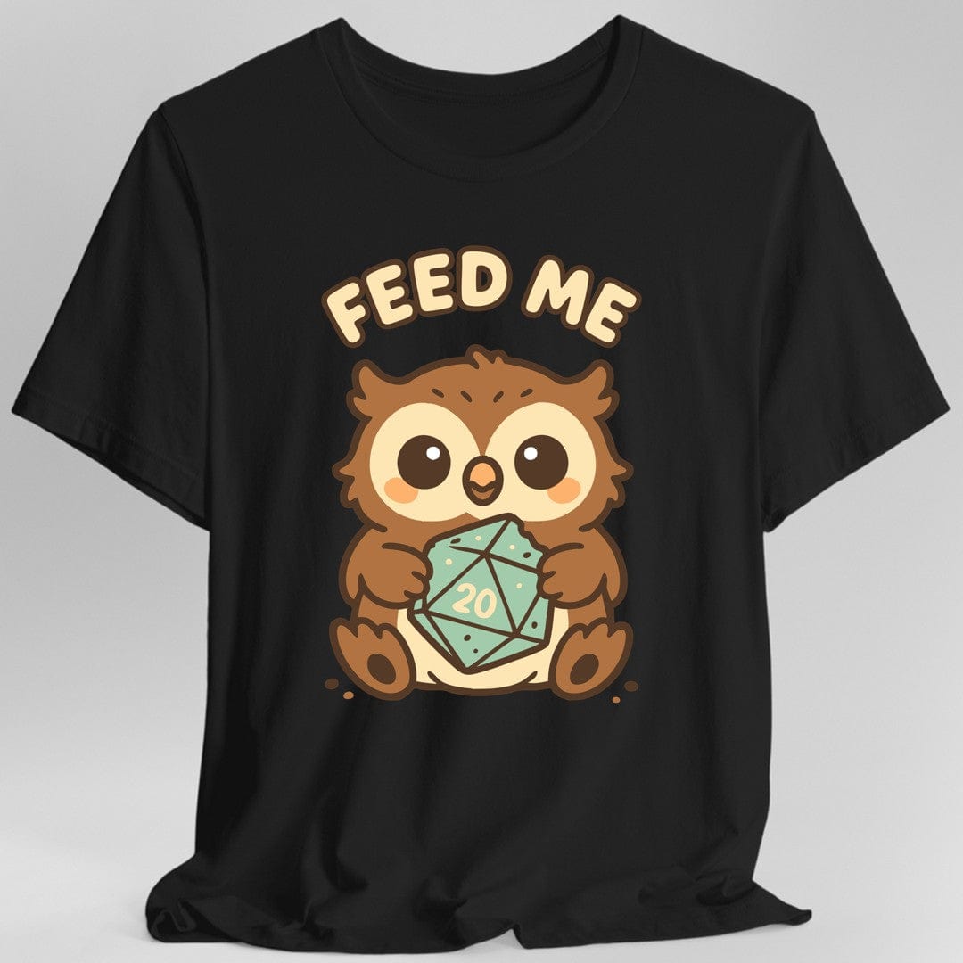 Printify T-Shirt Black / S D&D Owlbear Feed Me T-Shirt