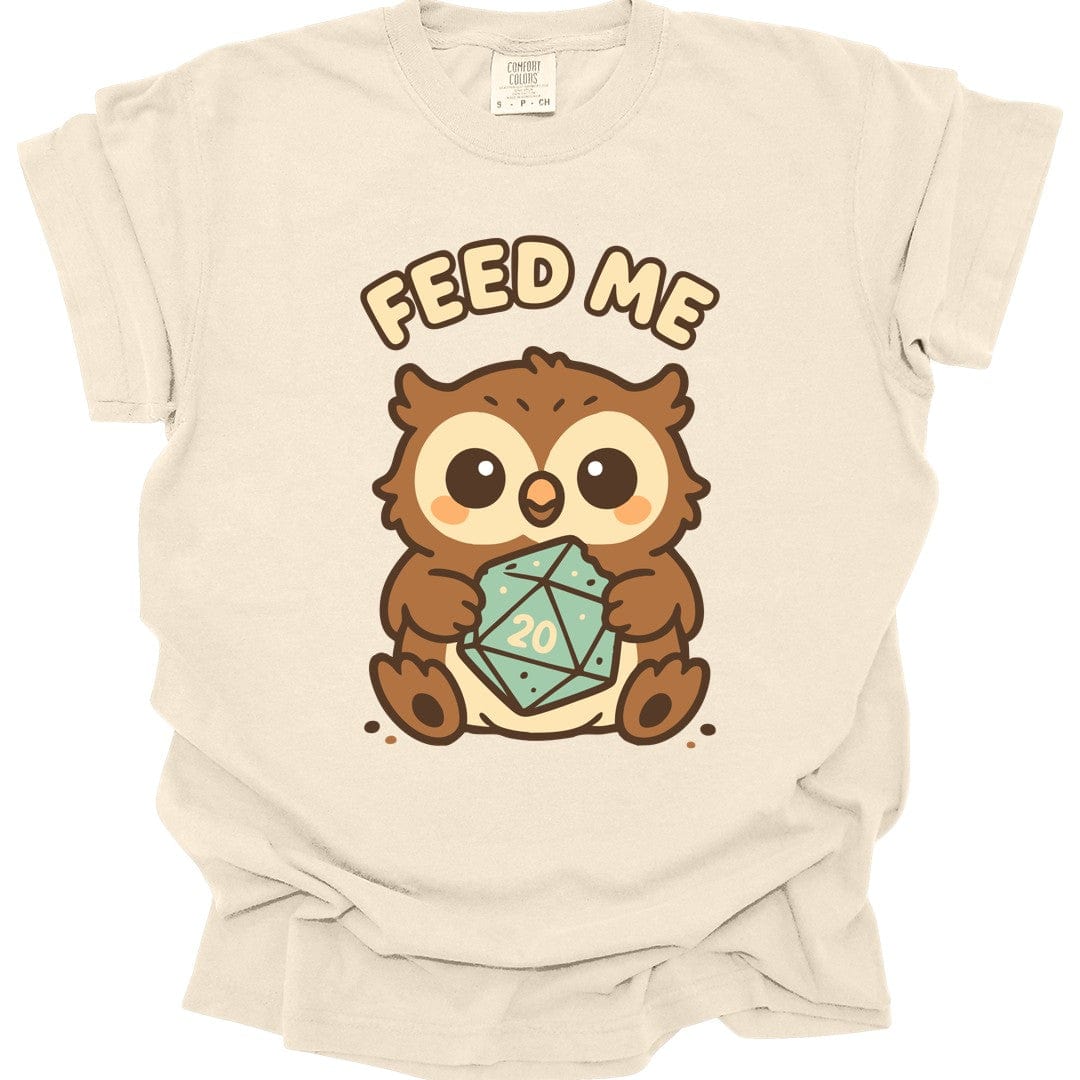 Printify T-Shirt Ivory / S D&D Owlbear Feed Me T-Shirt - Comfort Colors