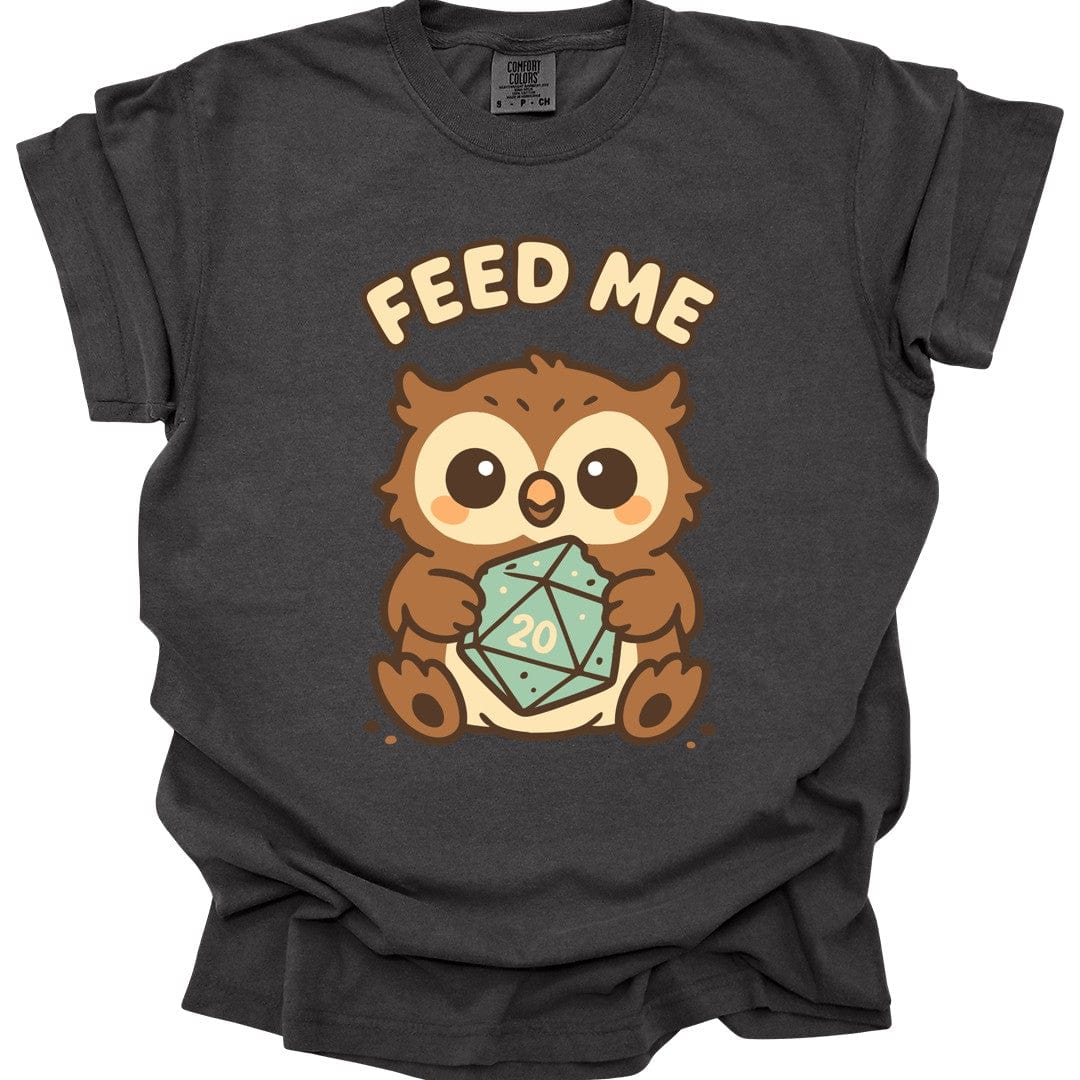 Printify T-Shirt Pepper / S D&D Owlbear Feed Me T-Shirt - Comfort Colors