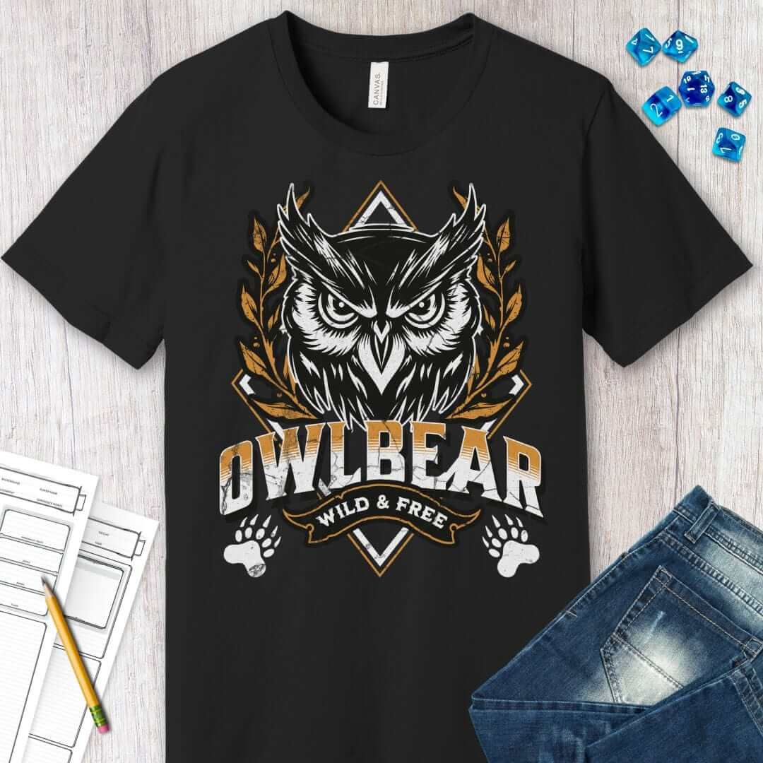 Printify T-Shirt D&D Owlbear Shirt
