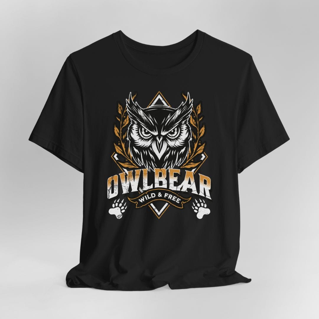 Printify T-Shirt Black / S D&D Owlbear Shirt
