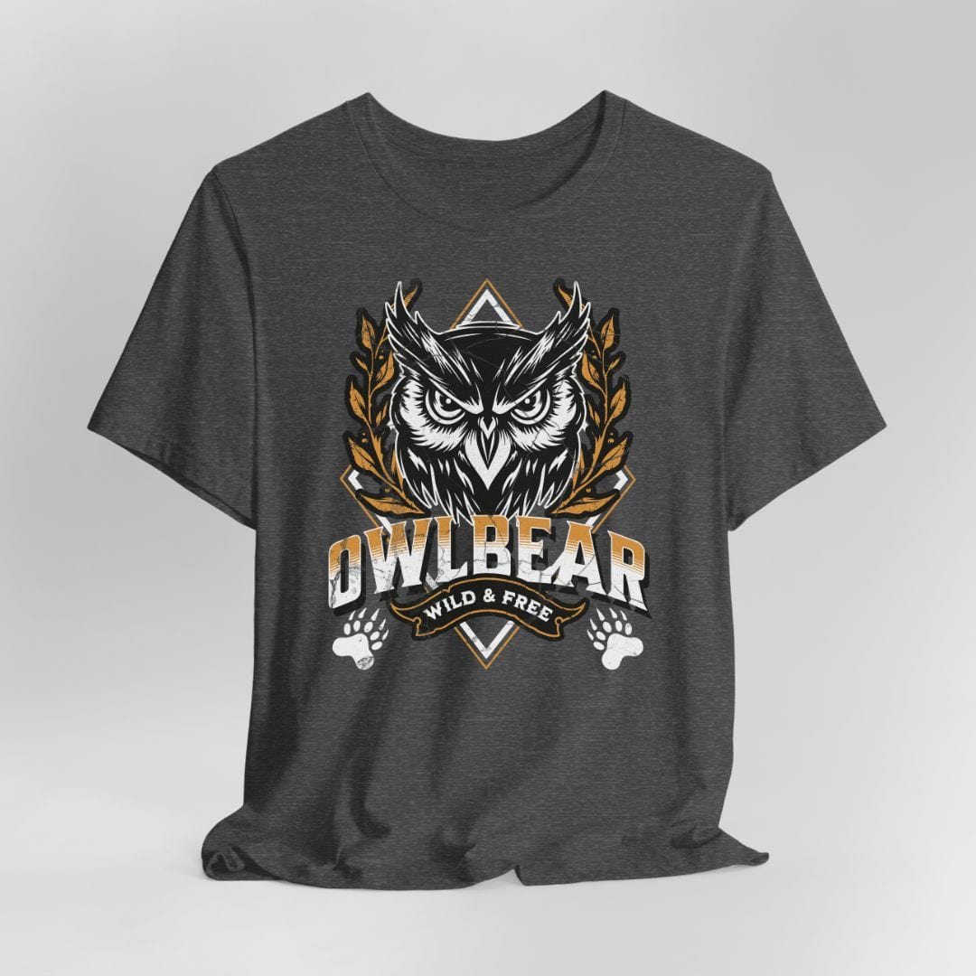 Printify T-Shirt Dark Heather / S D&D Owlbear Shirt
