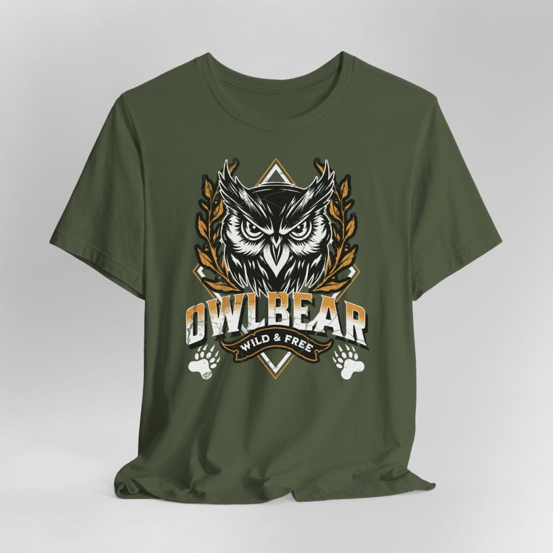 Printify T-Shirt Military Green / S D&D Owlbear Shirt