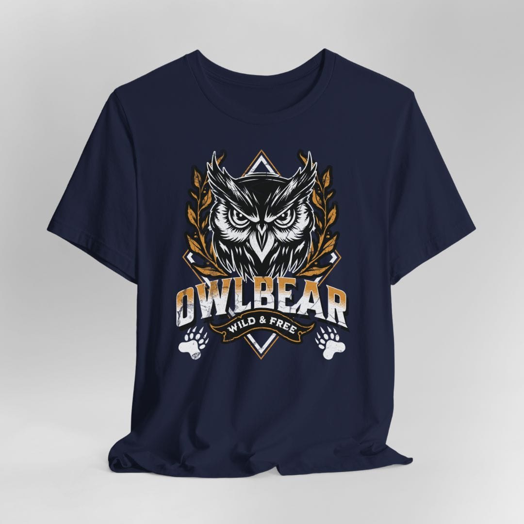 Printify T-Shirt Navy / S D&D Owlbear Shirt