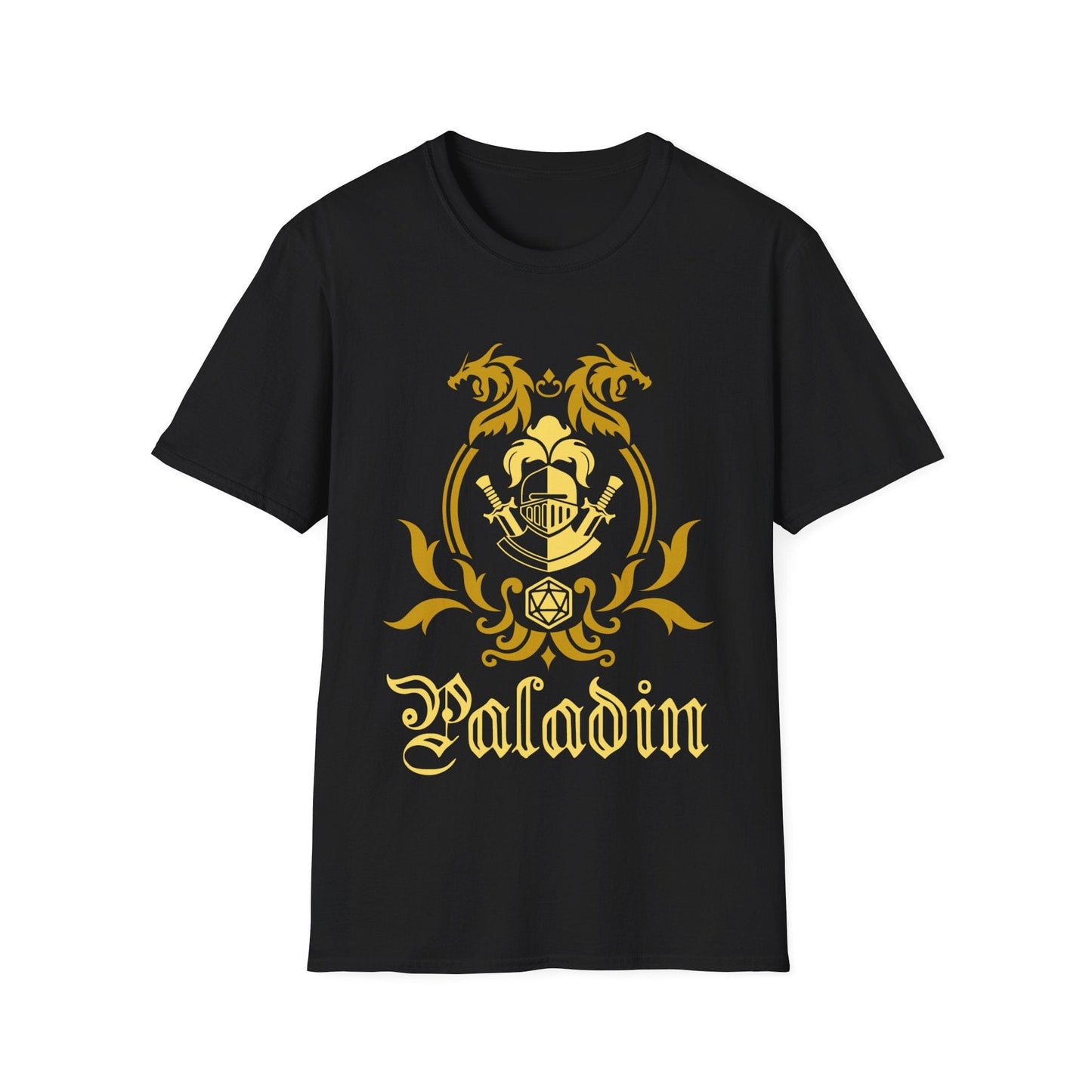 Printify T-Shirt Black / S D&D Paladin Class Emblem T-Shirt