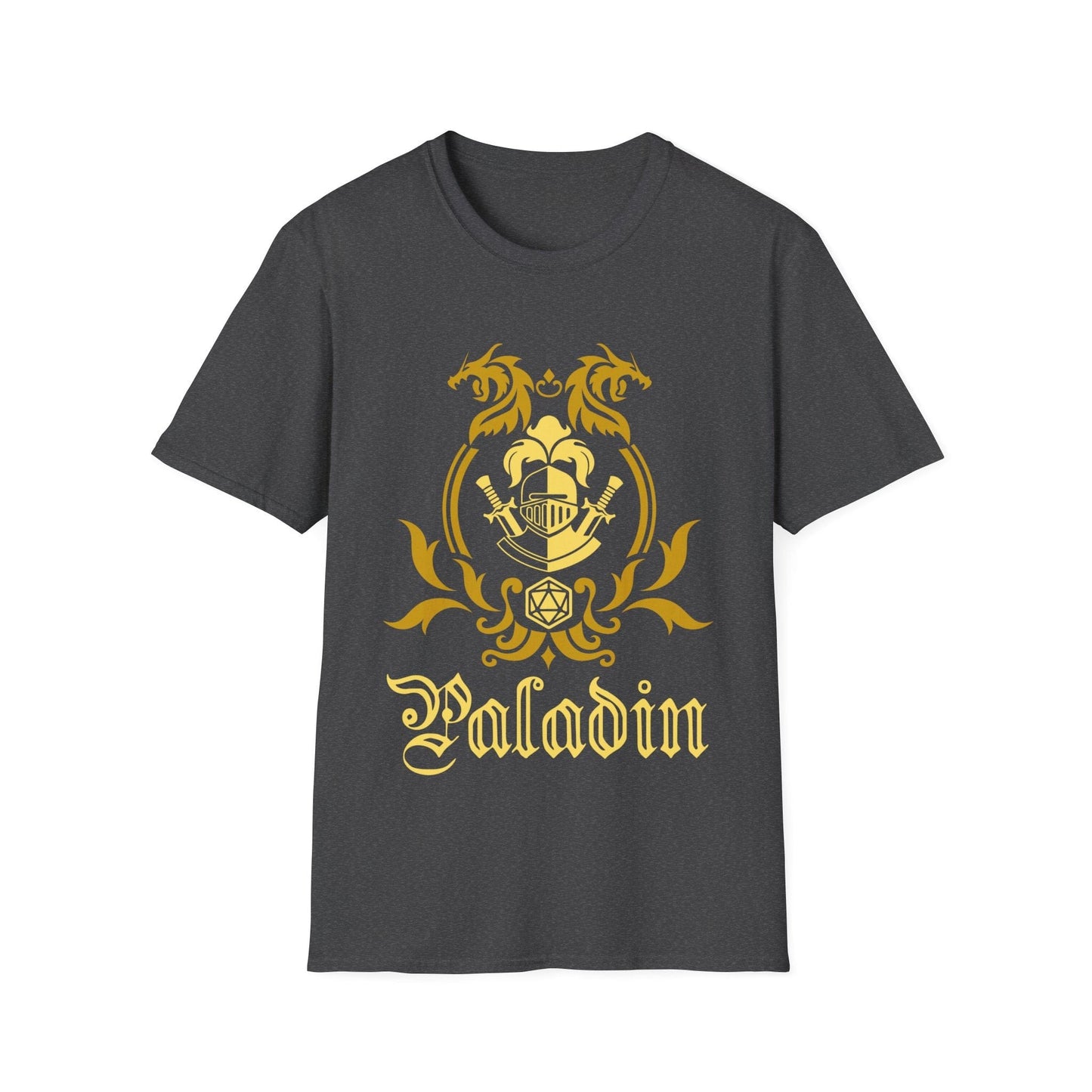 Printify T-Shirt Dark Heather / S D&D Paladin Class Emblem T-Shirt