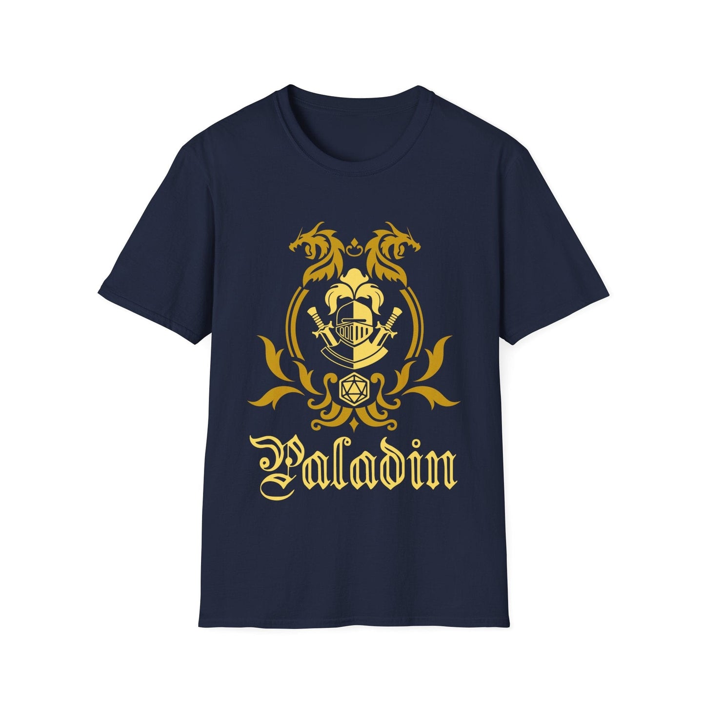 Printify T-Shirt Navy / S D&D Paladin Class Emblem T-Shirt