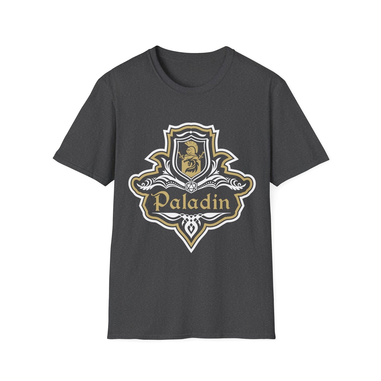 Printify T-Shirt Dark Heather / S D&D Paladin Class Fancy Emblem T-Shirt