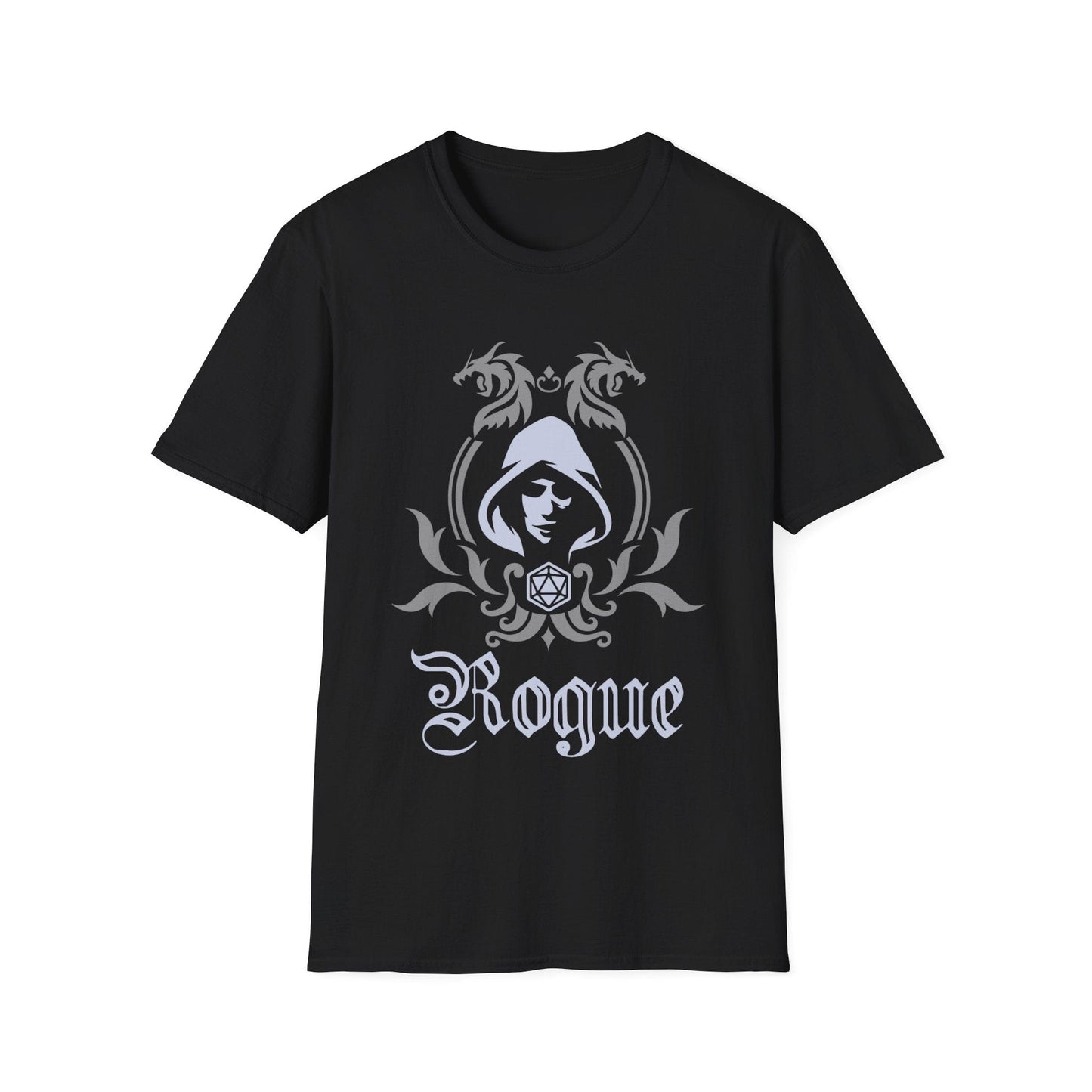 Printify T-Shirt Black / S D&D Rogue Class Emblem T-Shirt