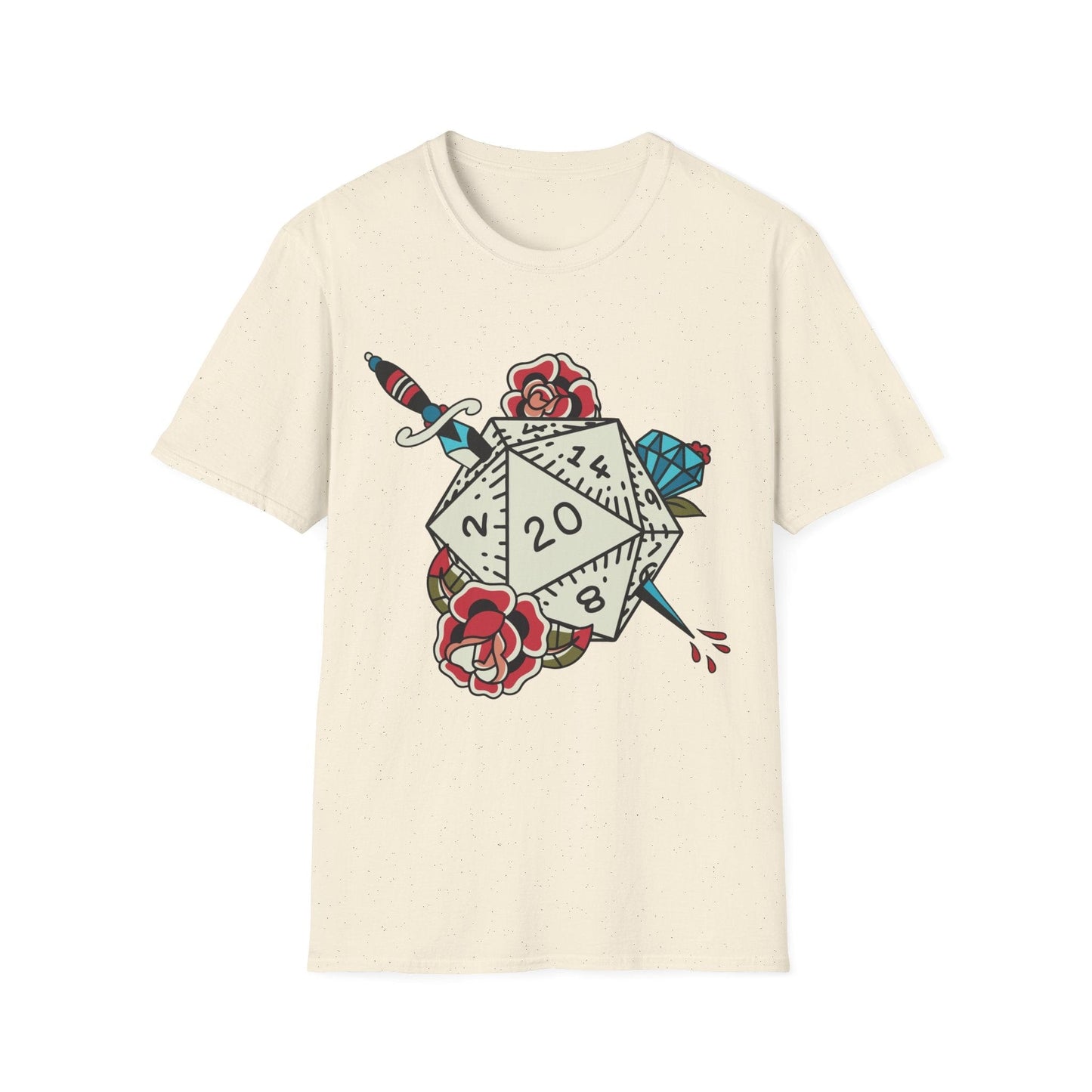 Printify T-Shirt Natural / S D20 Tattoo T-shirt