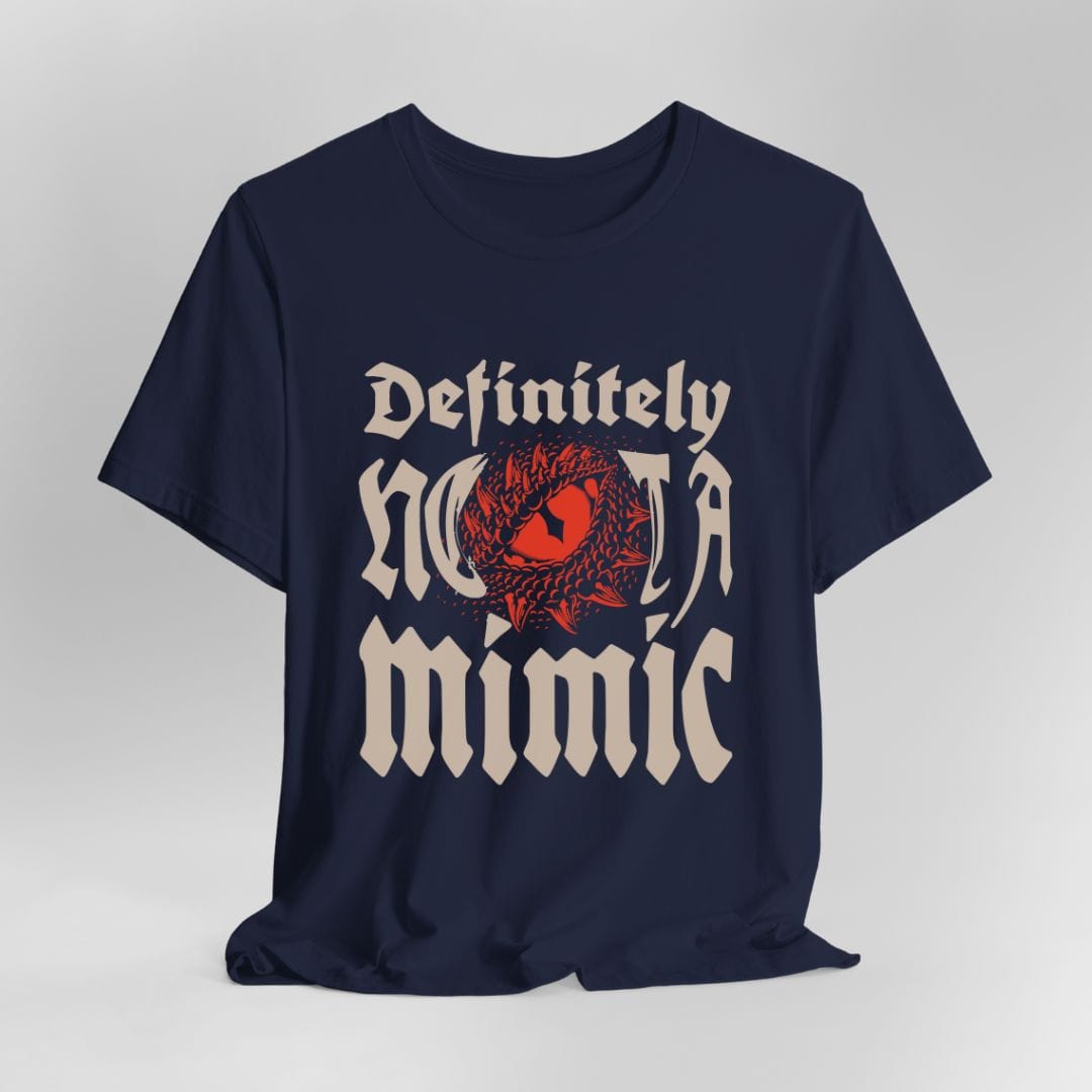 Printify T-Shirt Navy / S Definitely Not A Mimic Shirt
