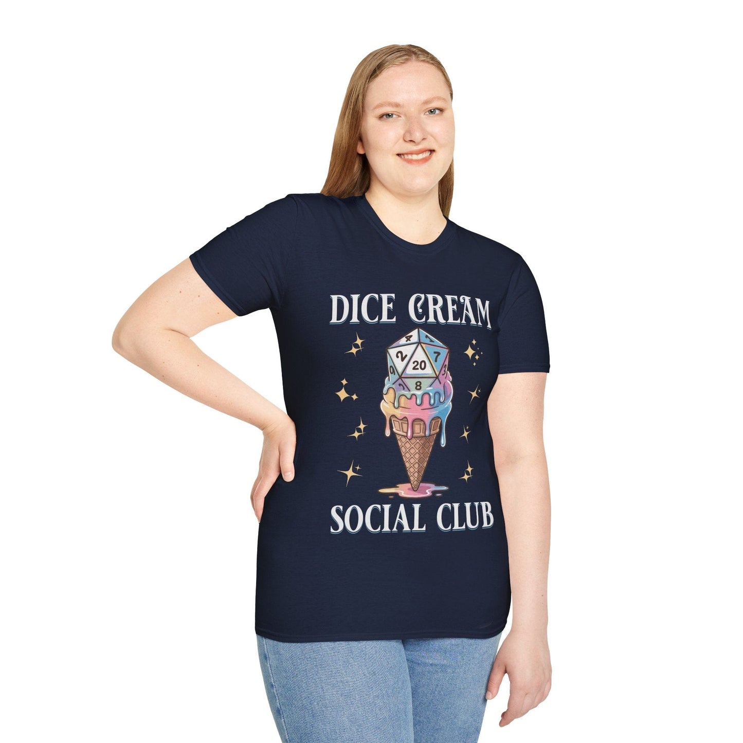 Printify T-Shirt Dice Cream Social Club T-shirt