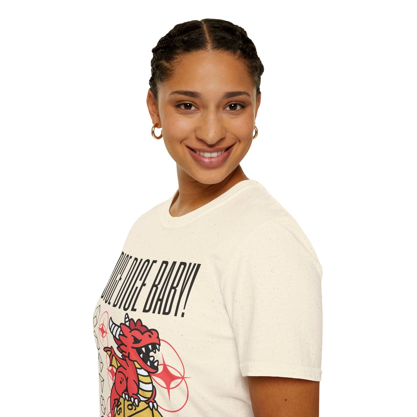 Printify T-Shirt Dice Dice Baby D&D Shirt