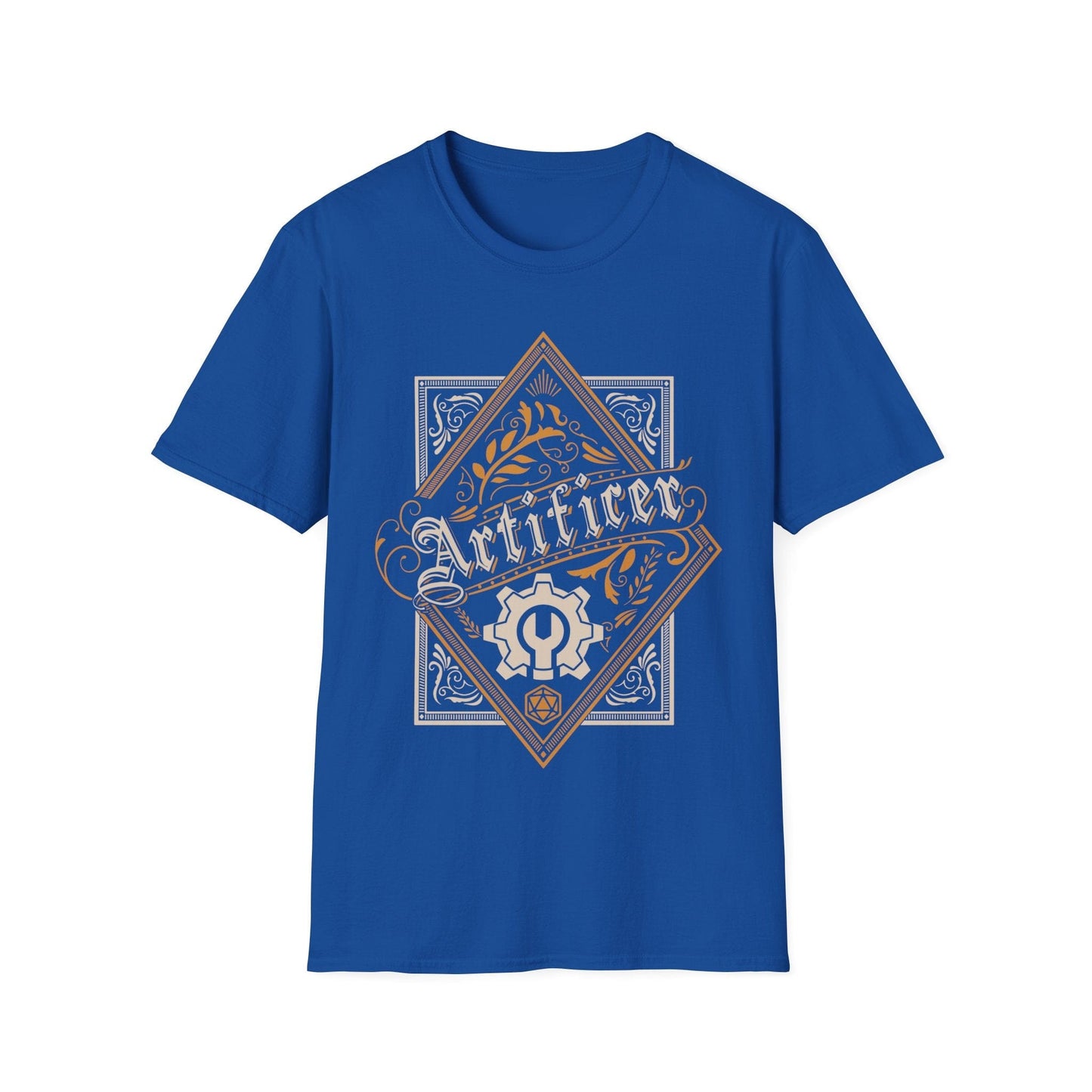 Printify T-Shirt True Royal / S DnD Artificer Large Crest T-Shirt