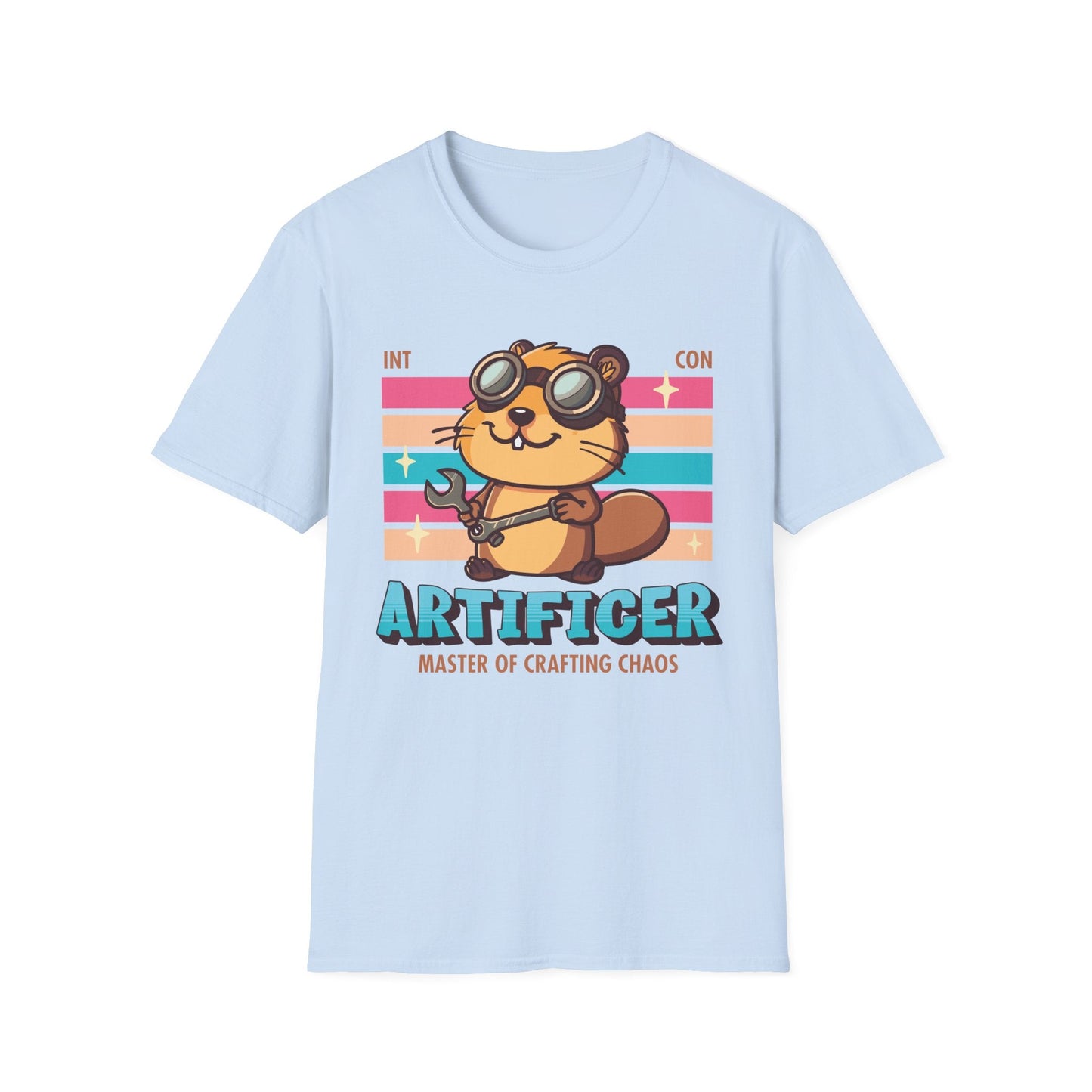 Printify T-Shirt Baby Blue / S DnD Artificer Shirt - D&D Kawaii Class T-shirt