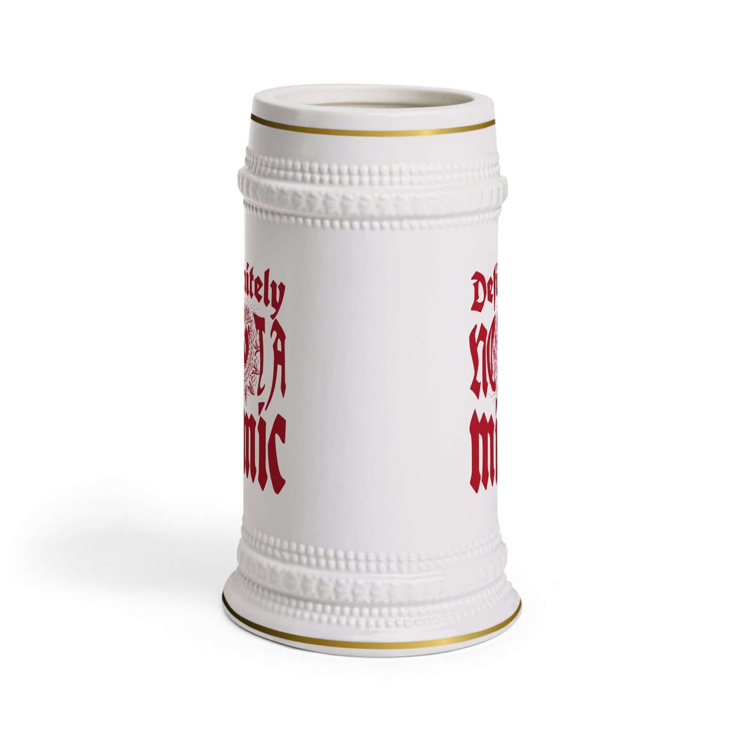 Printify Mug 22oz DND Beer Tankard - Definitely Not a Mimic