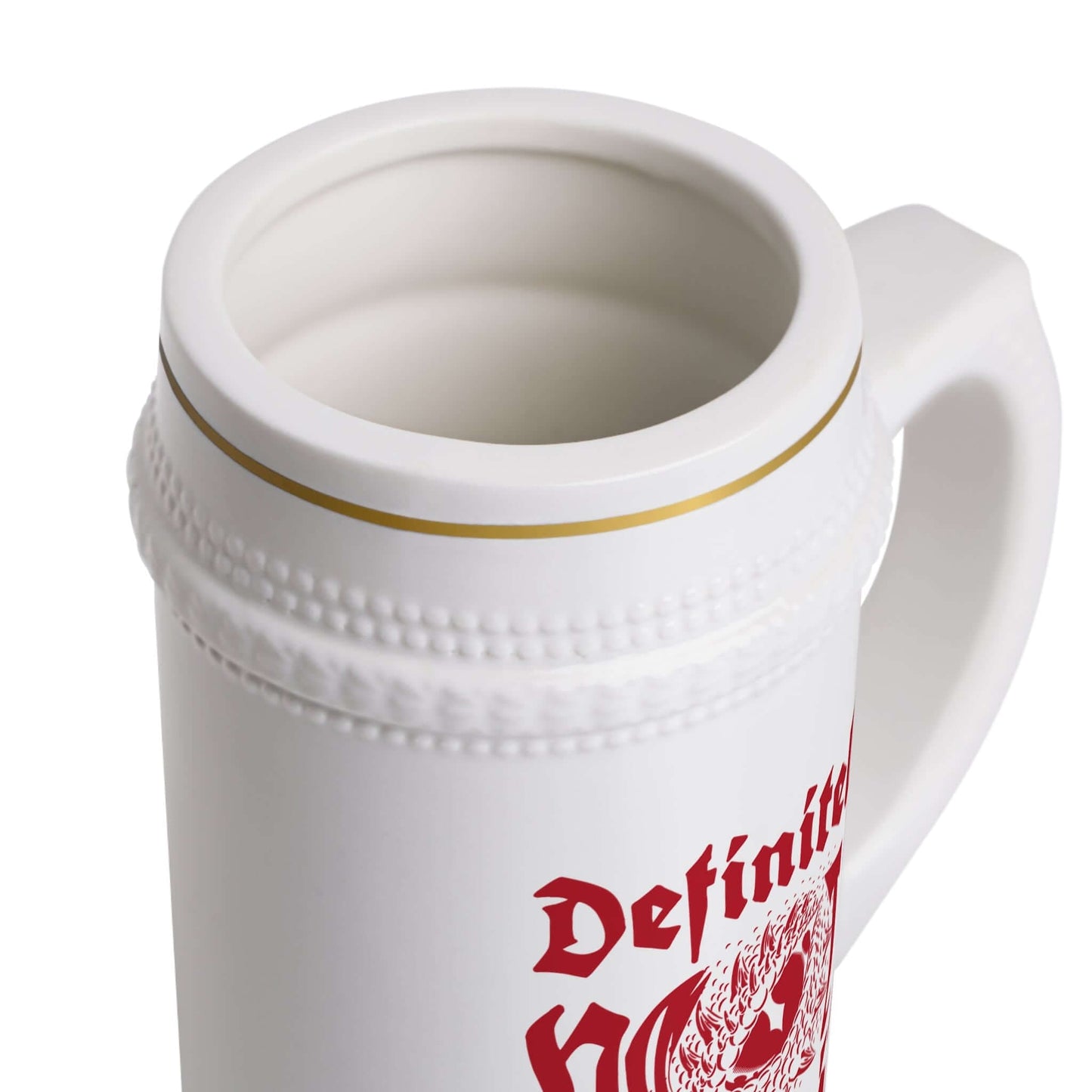 Printify Mug 22oz DND Beer Tankard - Definitely Not a Mimic