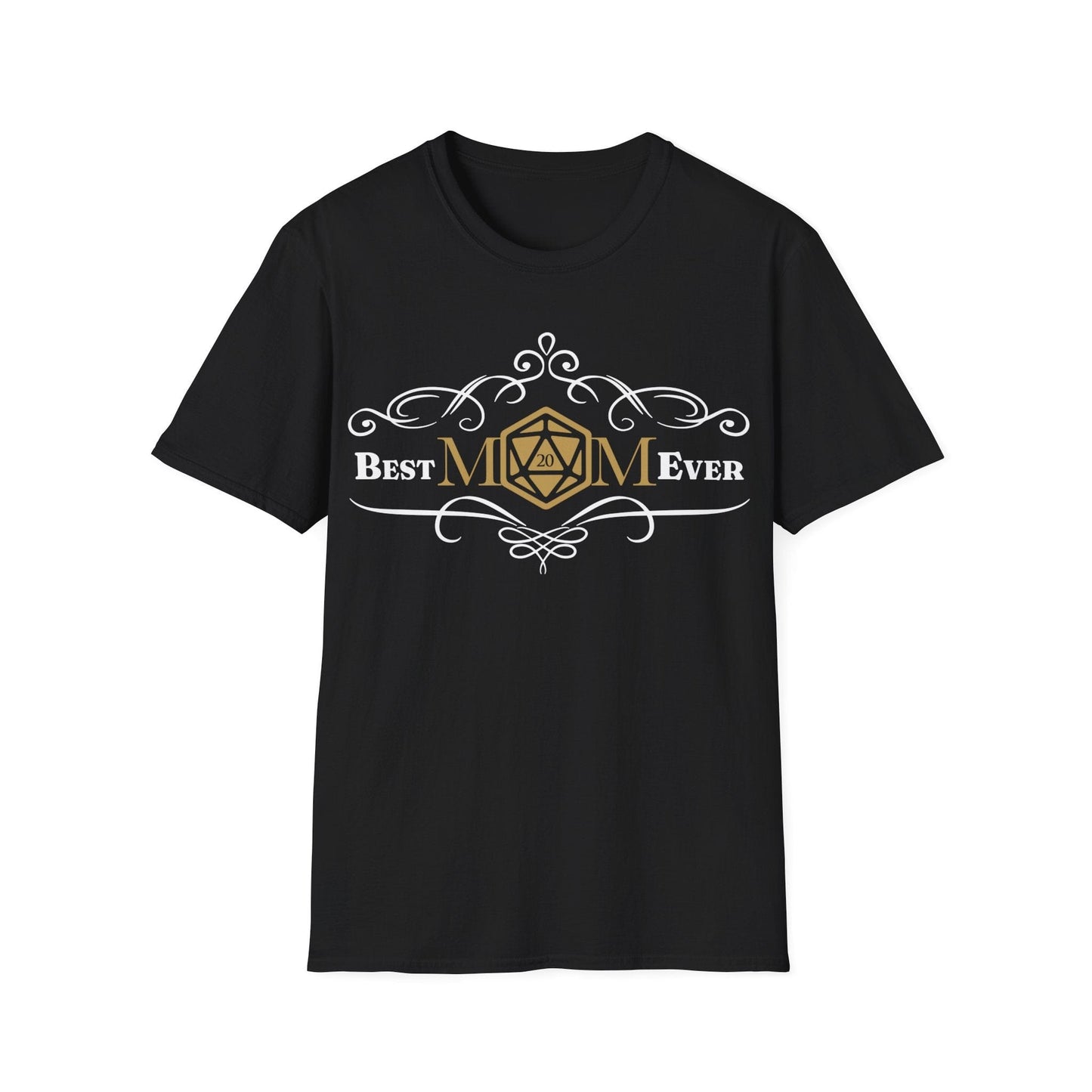 Printify T-Shirt Black / S DnD Best Mom Ever T-Shirt