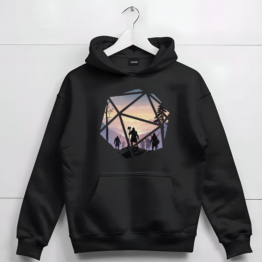Printify Hoodie DnD D20 Landscape Hoodie