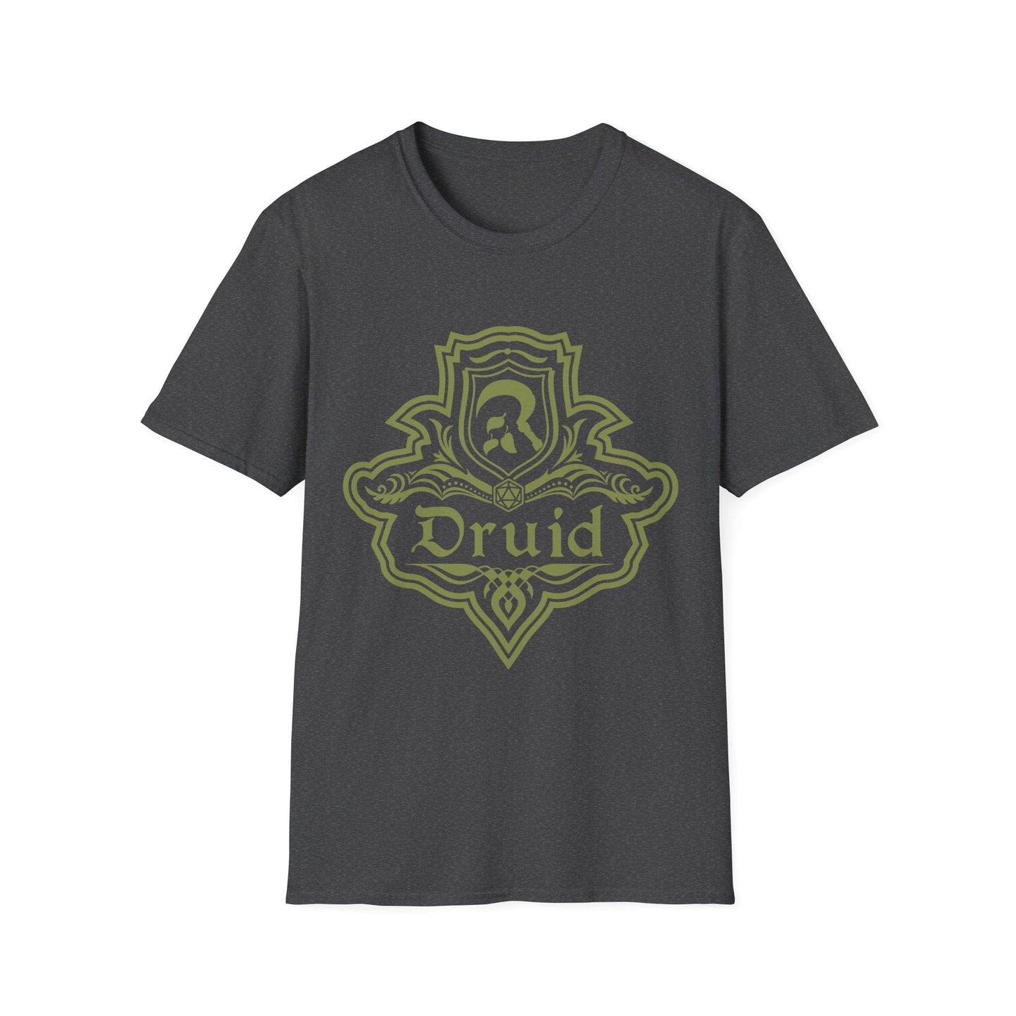 Printify T-Shirt Dark Heather / S DnD Druid Class Emblem T-Shirt