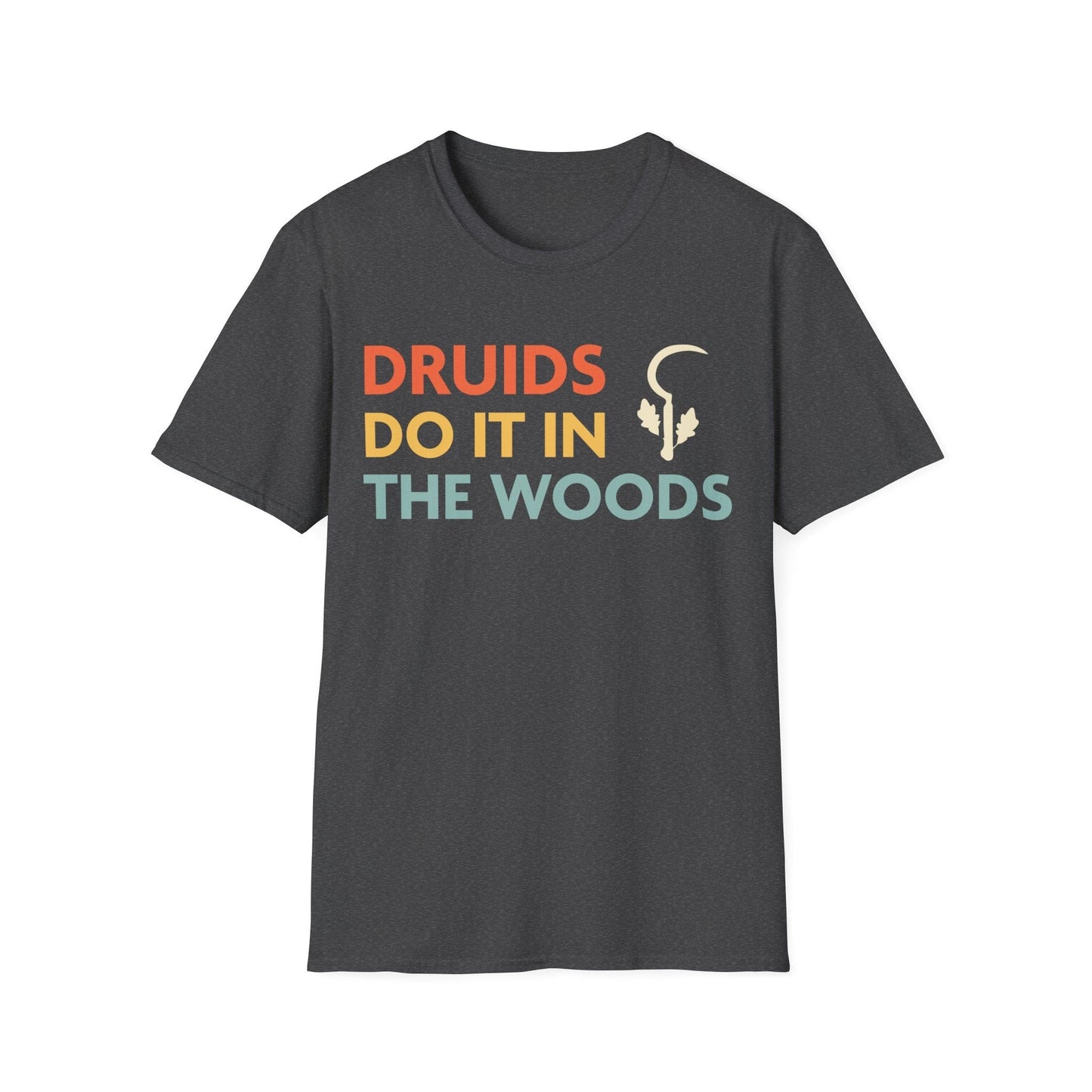 Printify T-Shirt Dark Heather / S DnD Druids Do It In The Woods Shirt
