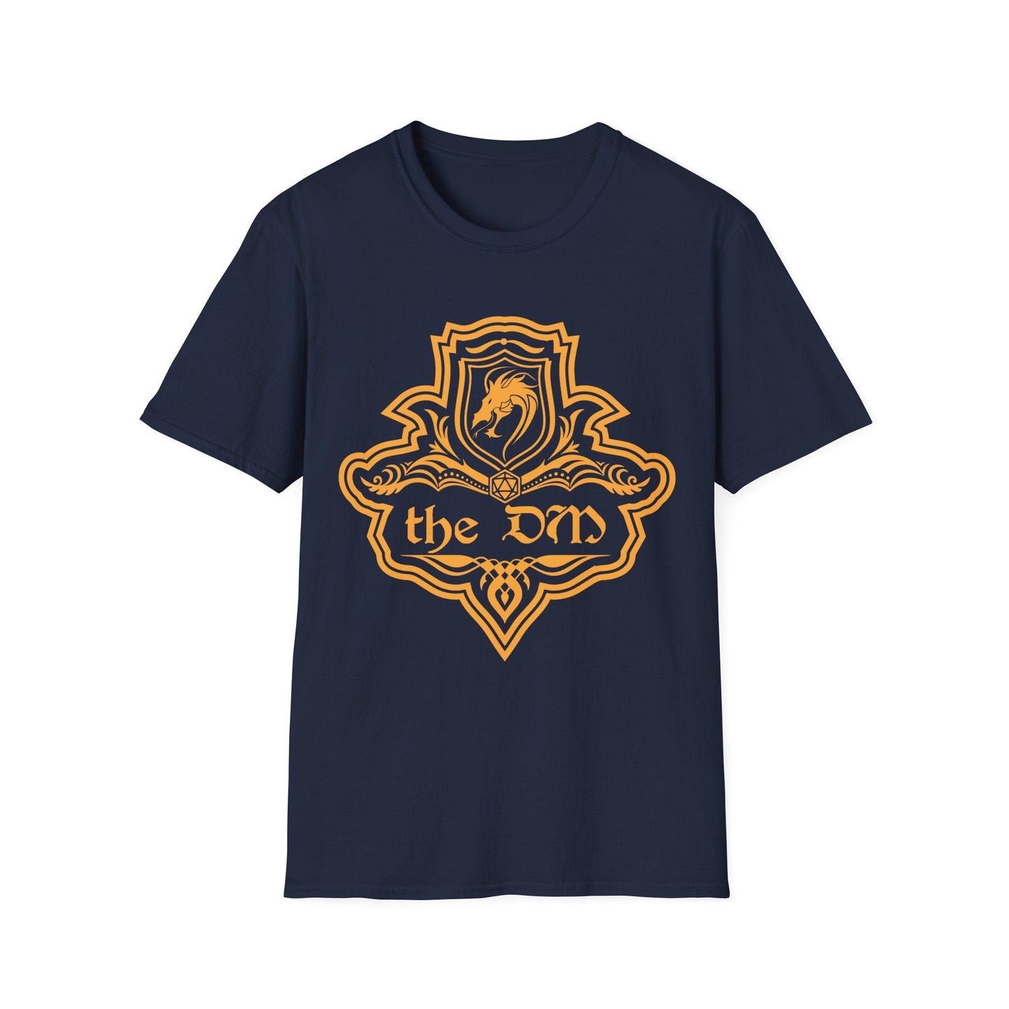 Printify T-Shirt Navy / S DnD Dungeon Master Emblem T-Shirt