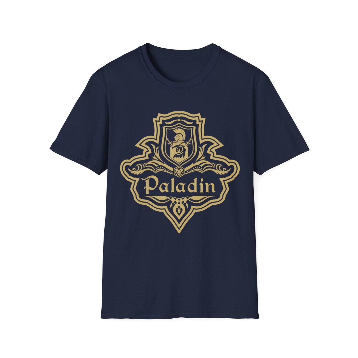 Printify T-Shirt Navy / S DnD Paladin Class Emblem T-Shirt