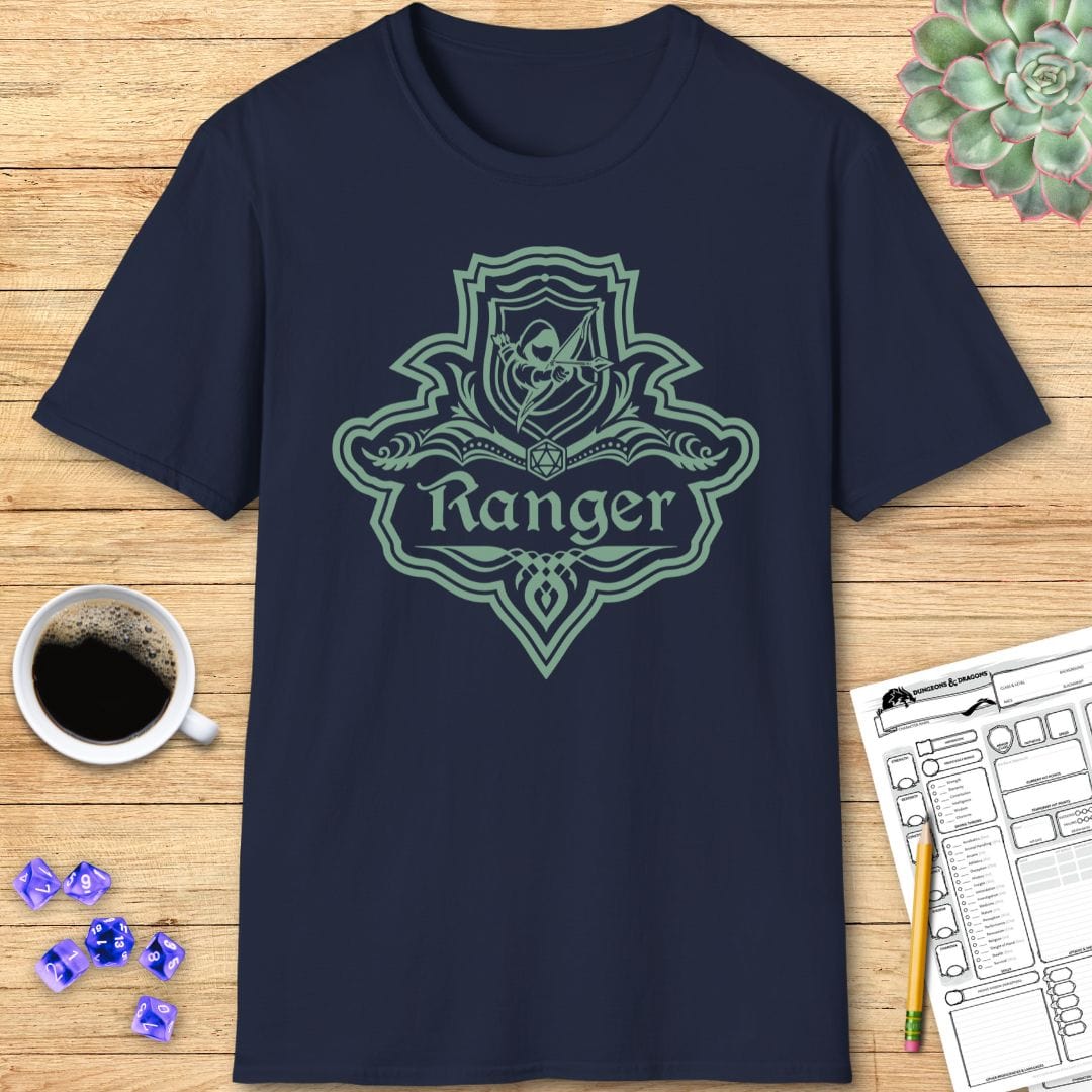 Printify T-Shirt DnD Ranger Class Emblem T-Shirt