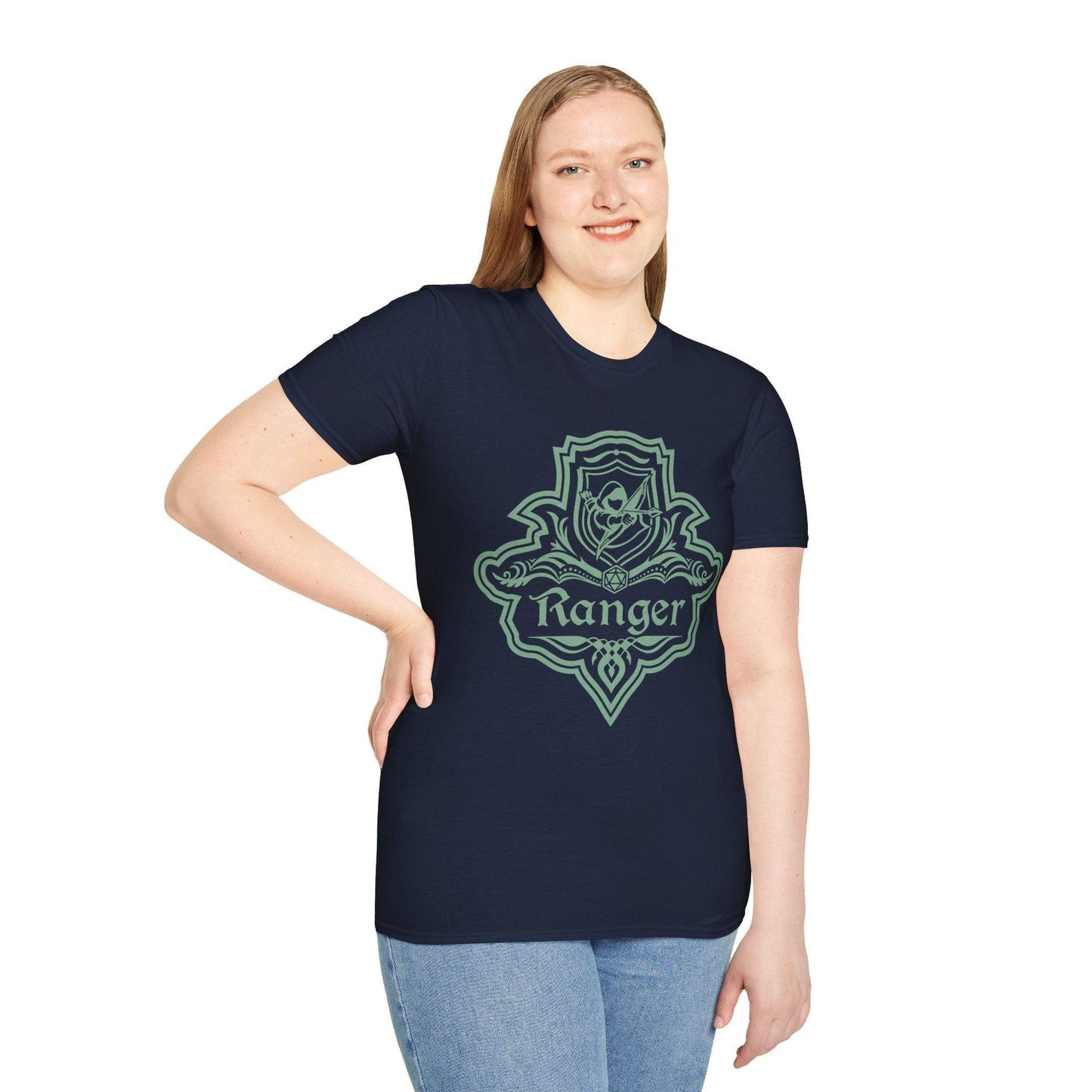 Printify T-Shirt DnD Ranger Class Emblem T-Shirt
