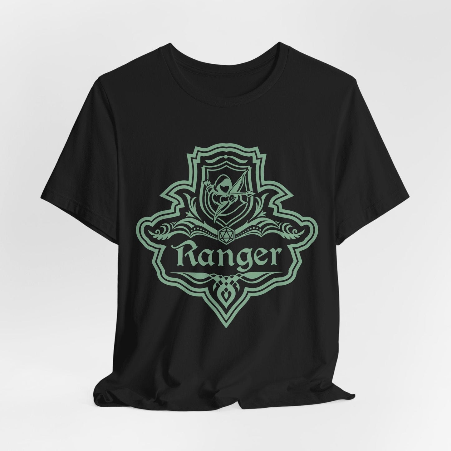 Printify T-Shirt Black / S DnD Ranger Class Emblem T-Shirt